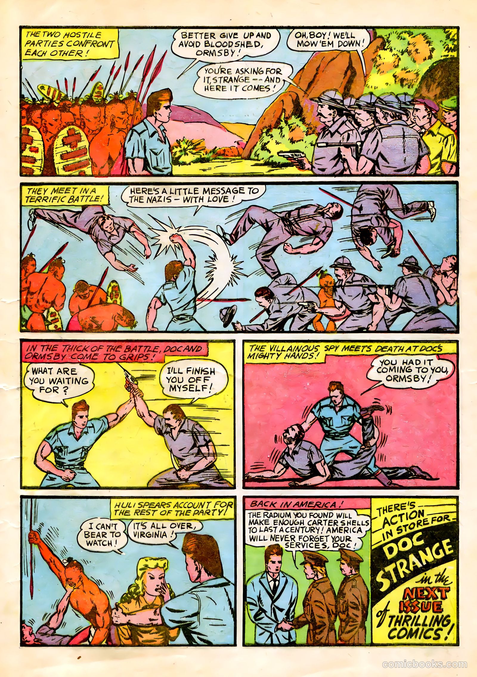 Thrilling Comics #6 (1940) — page 16 of 69