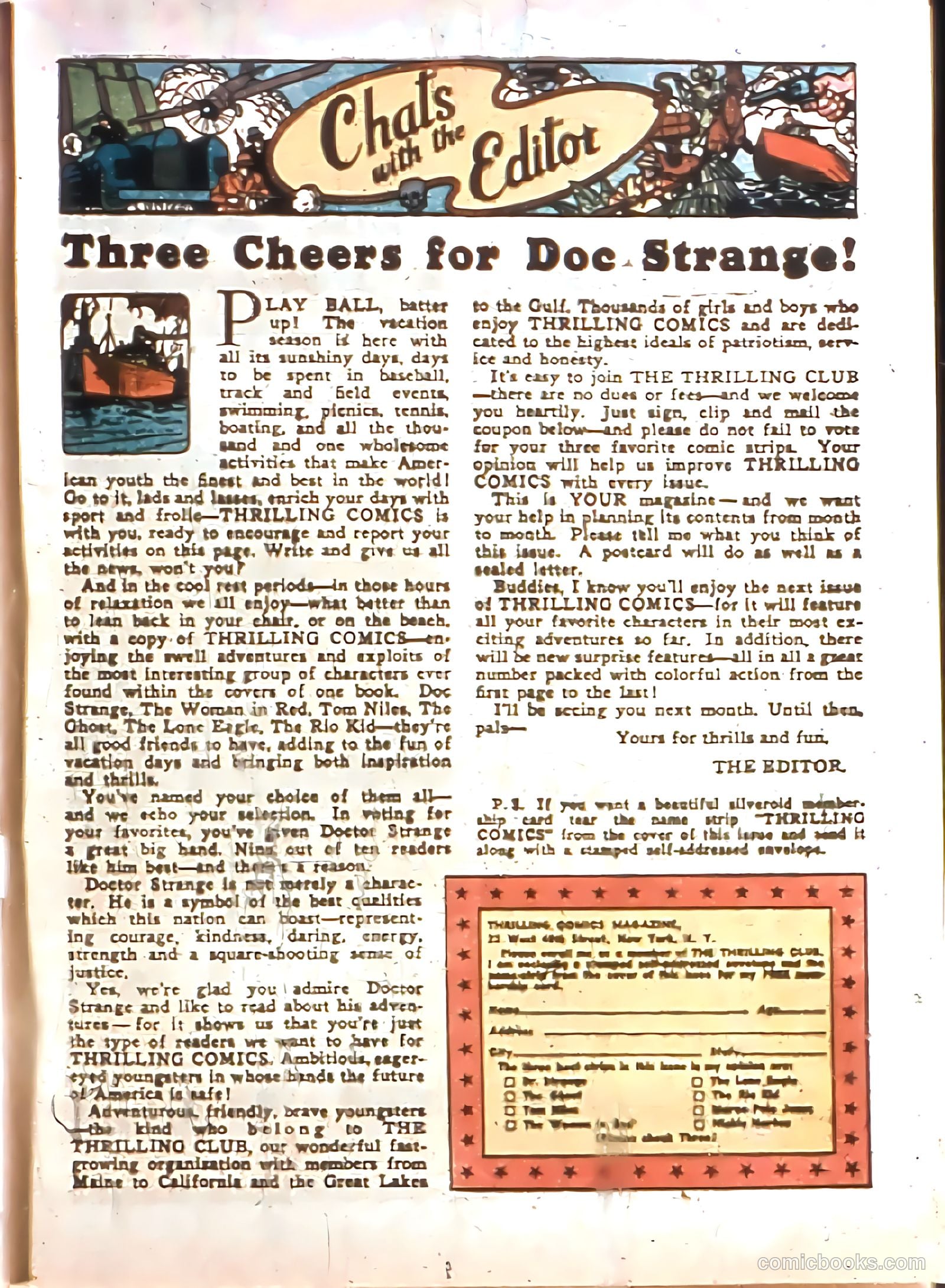 Thrilling Comics #6 (1940) — page 66 of 69