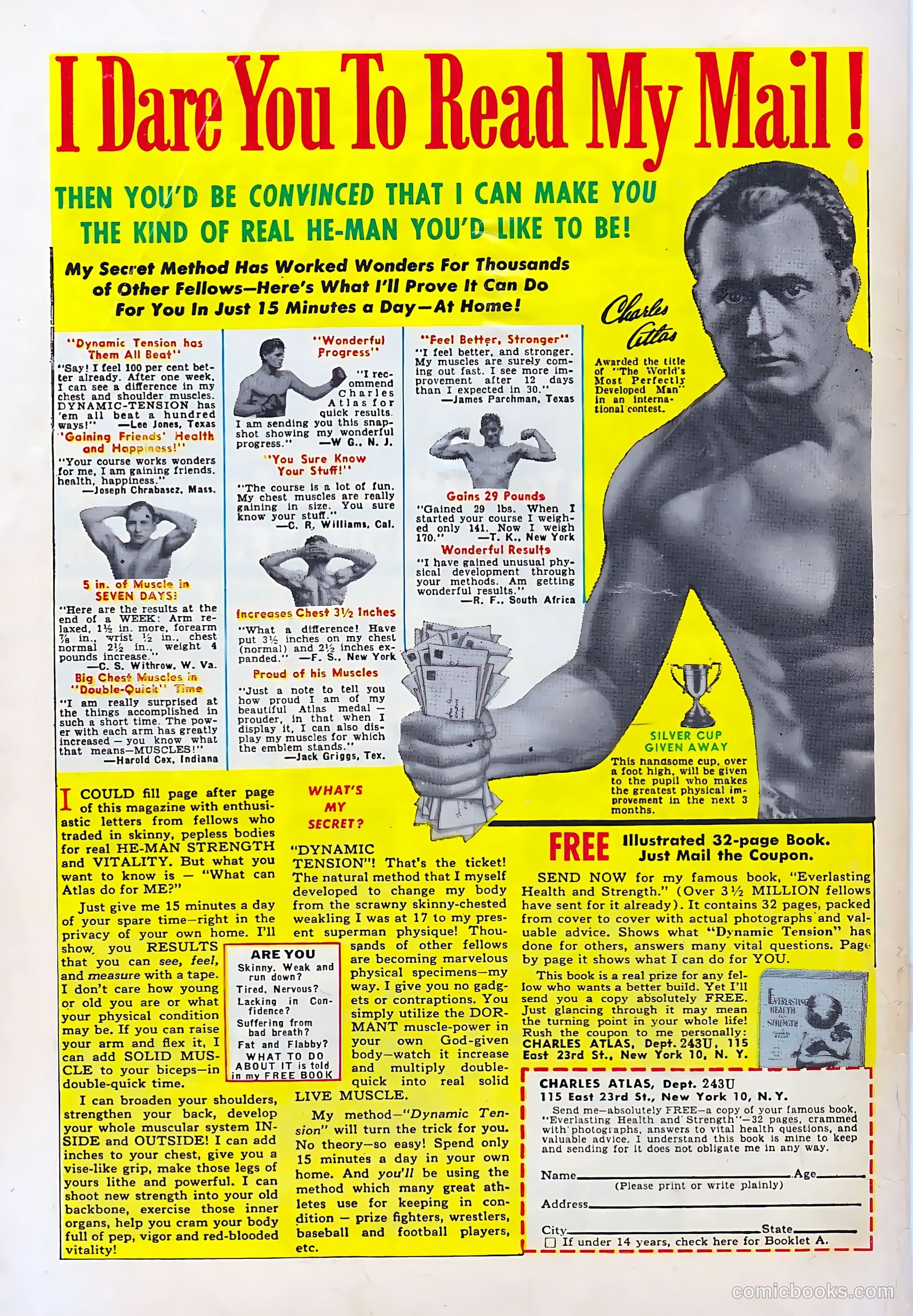 Headline Comics #72 (1949) — page 36 of 36