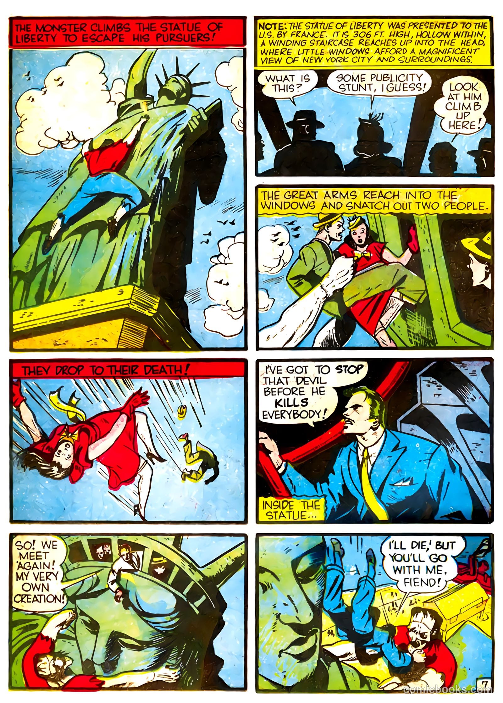 Prize Comics #7 (1940) — page 17 of 18