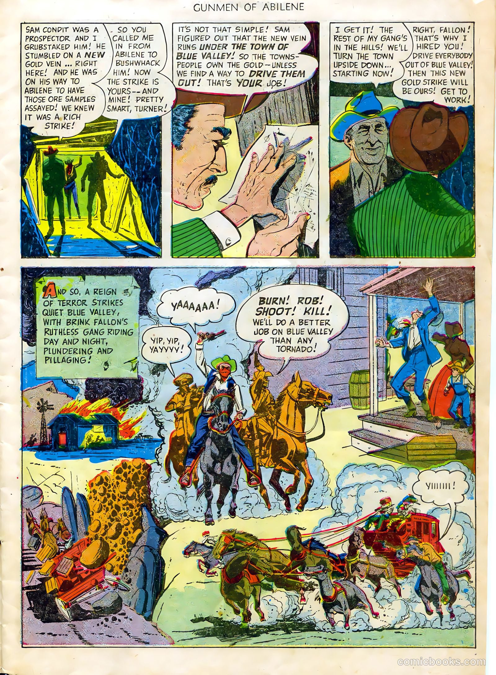 Fawcett Movie Comic 7 - Gunmen of Abilene #1 — page 7 of 36