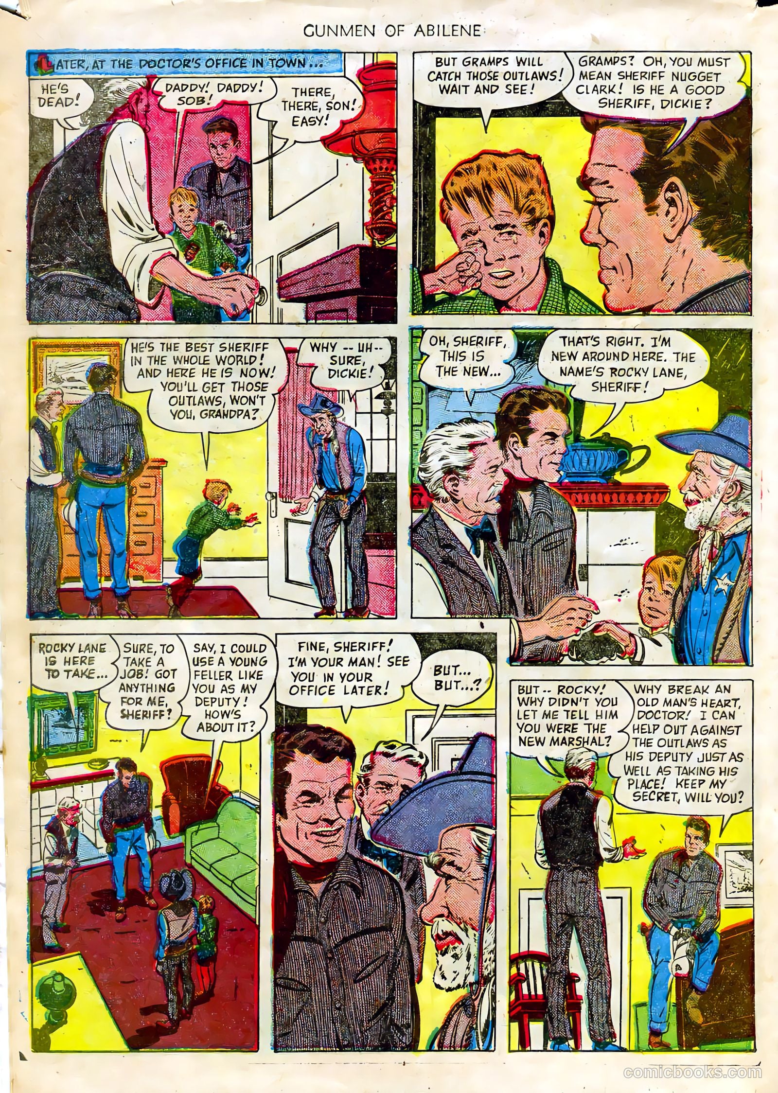 Fawcett Movie Comic 7 - Gunmen of Abilene #1 — page 10 of 36