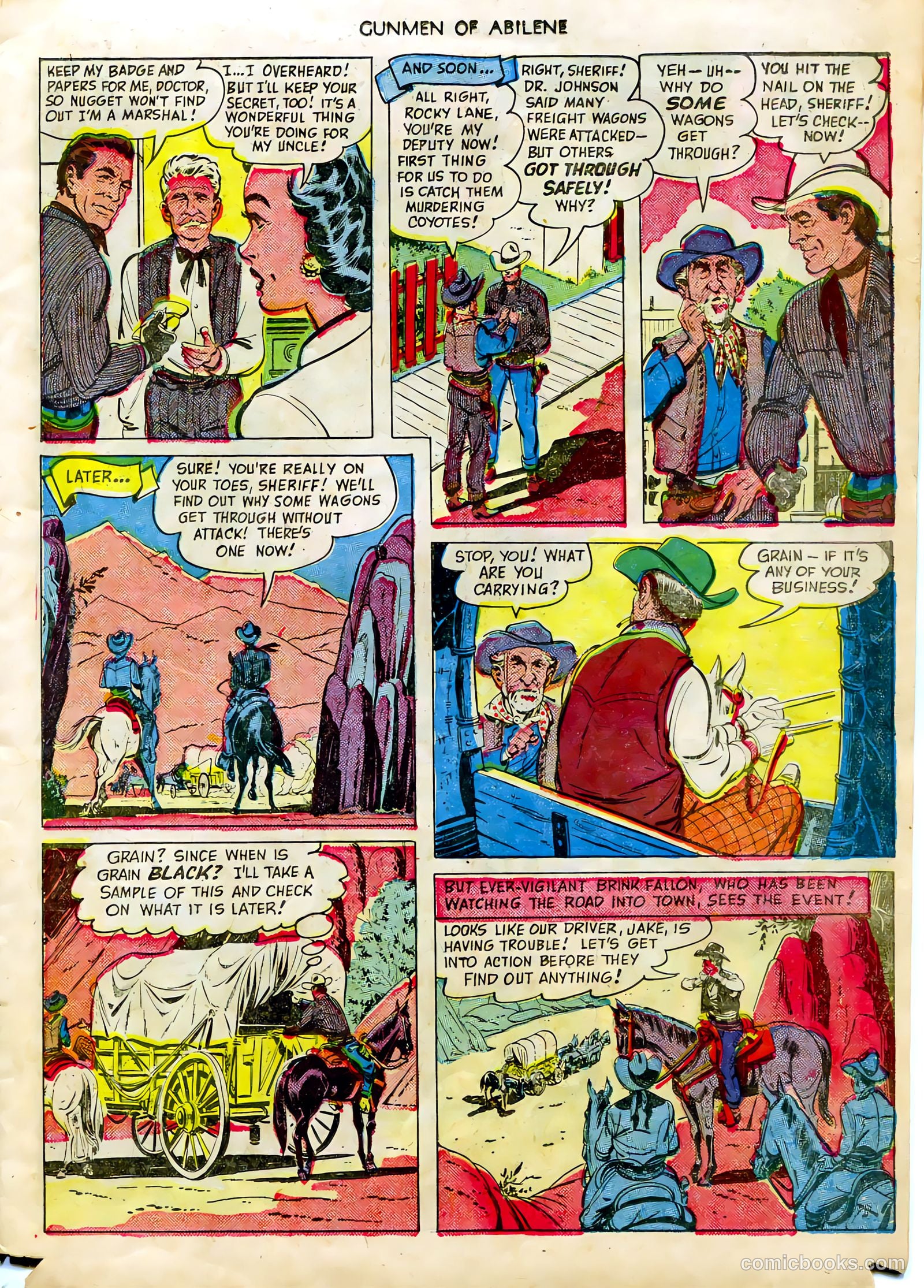 Fawcett Movie Comic 7 - Gunmen of Abilene #1 — page 11 of 36