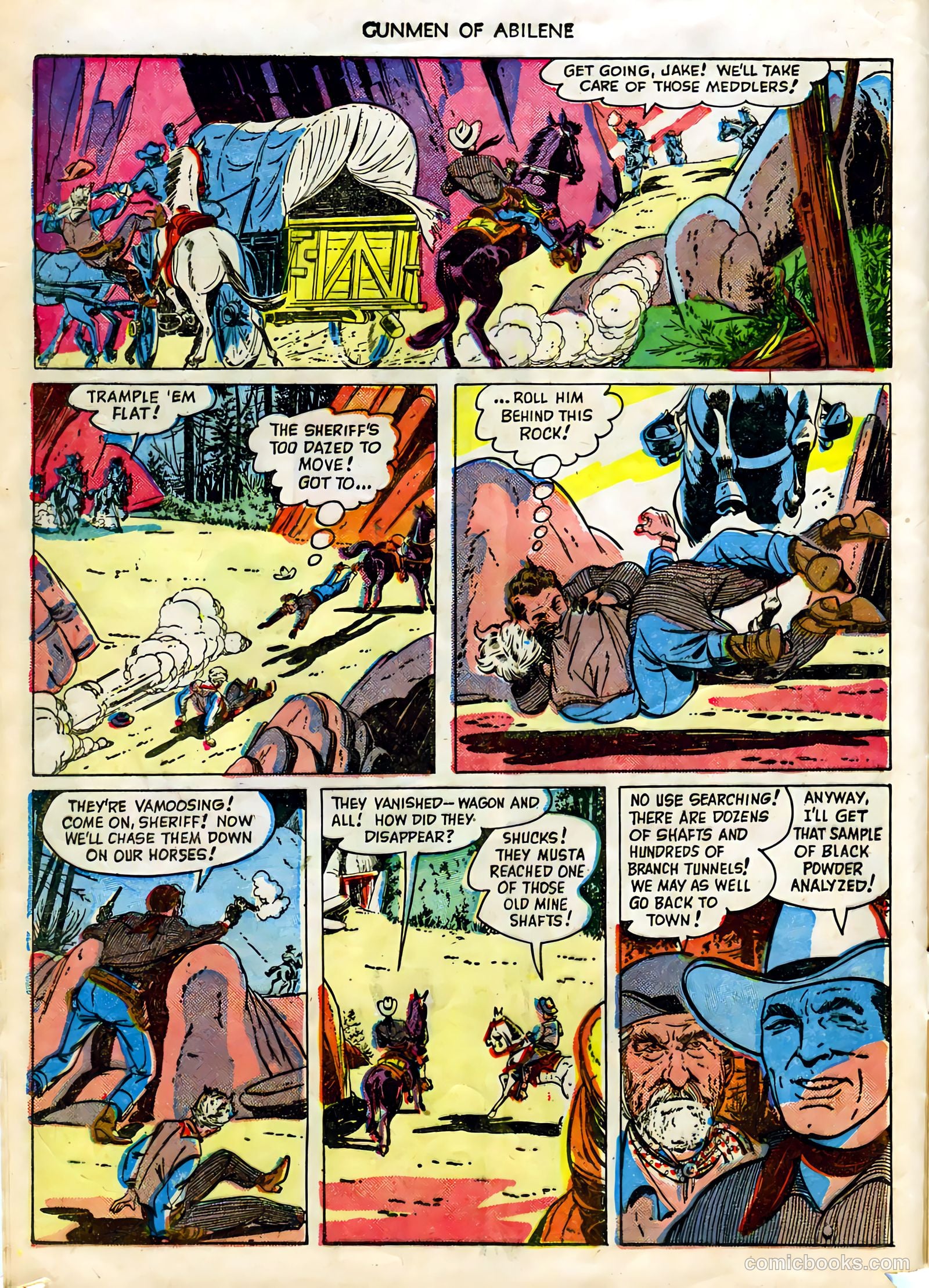 Fawcett Movie Comic 7 - Gunmen of Abilene #1 — page 12 of 36