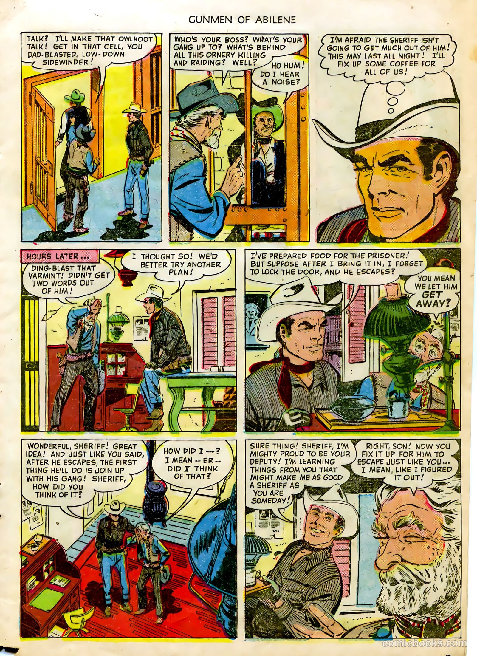 Fawcett Movie Comic 7 - Gunmen of Abilene #1 — page 17 of 36