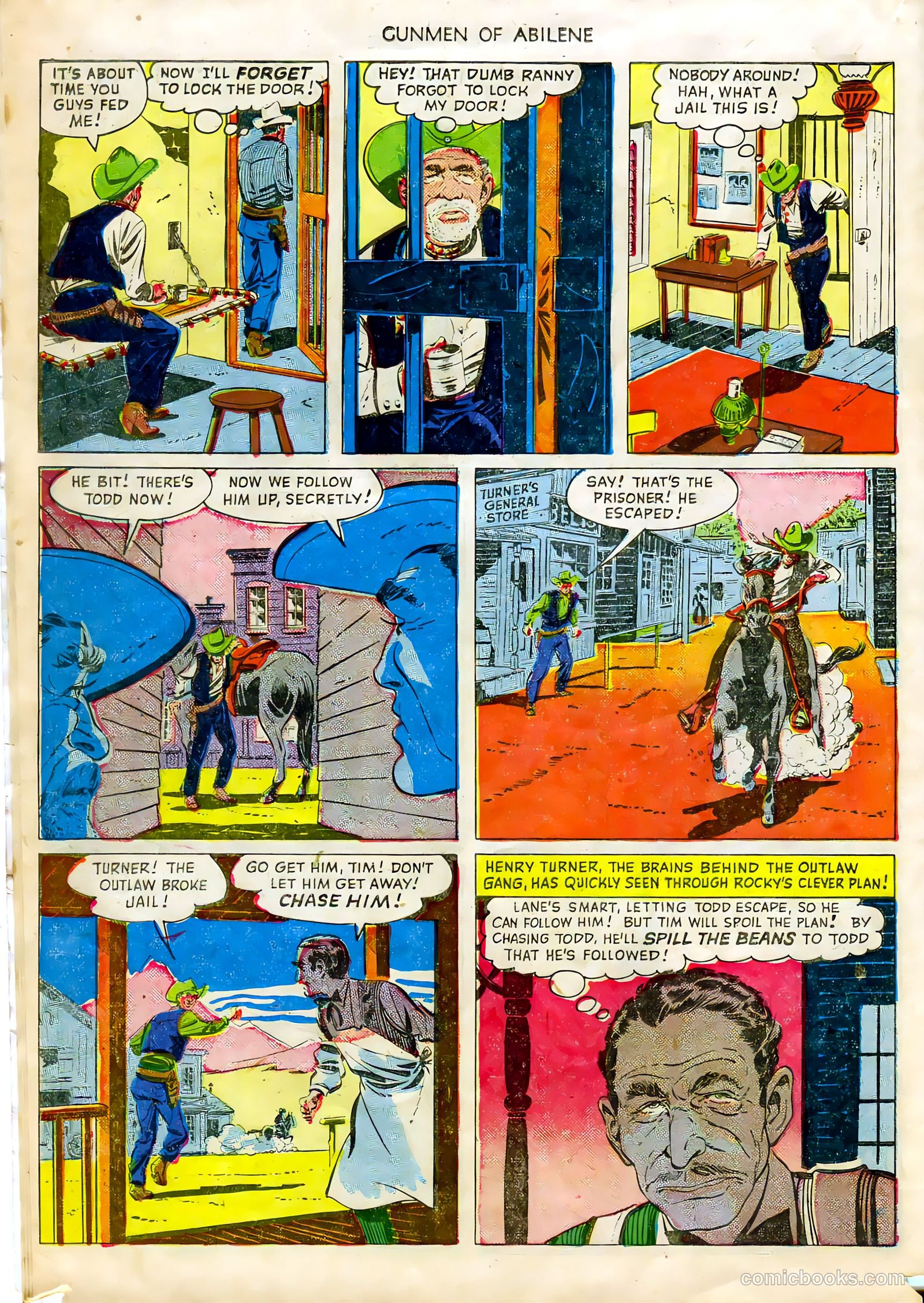 Fawcett Movie Comic 7 - Gunmen of Abilene #1 — page 18 of 36