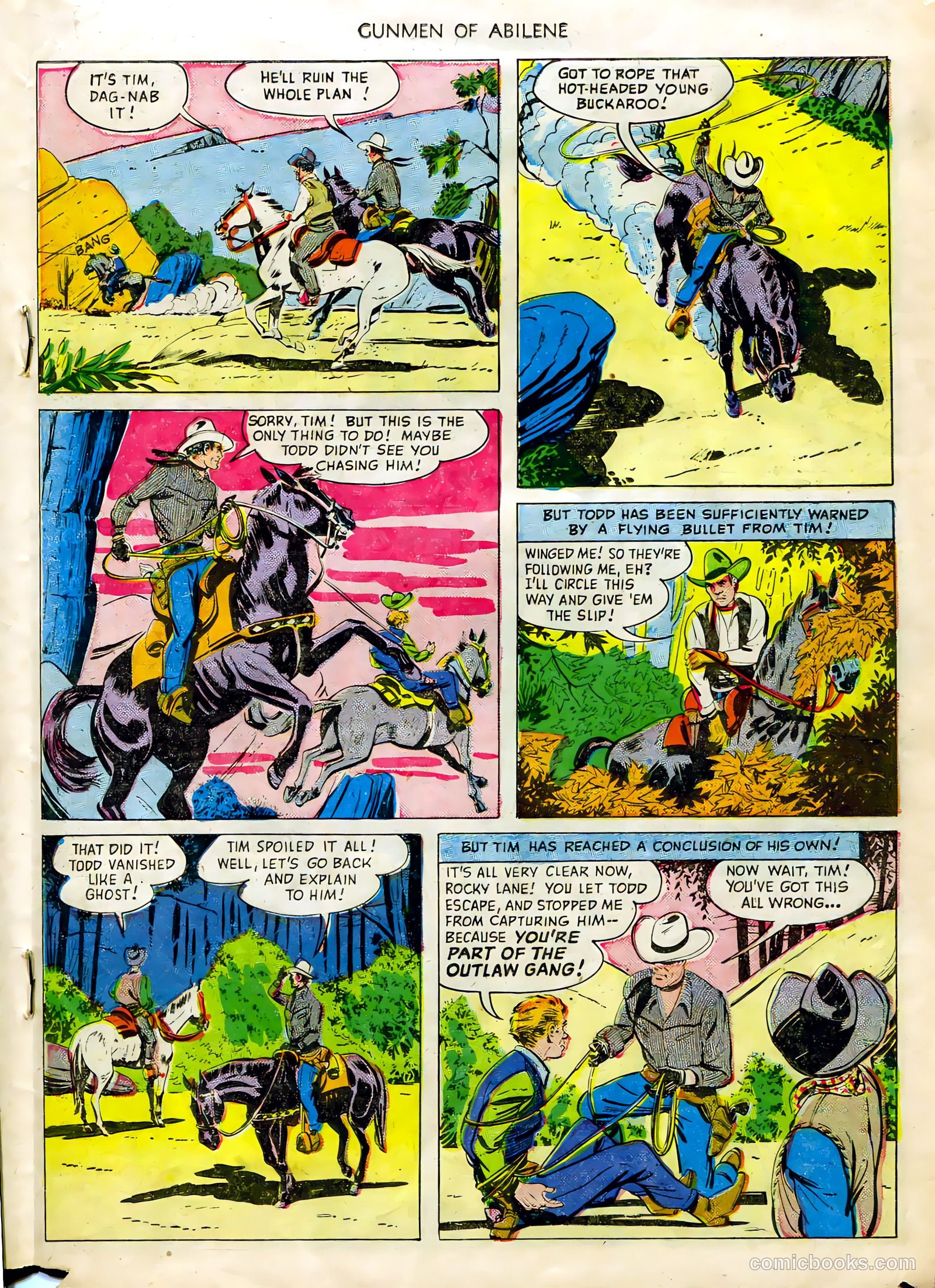 Fawcett Movie Comic 7 - Gunmen of Abilene #1 — page 19 of 36