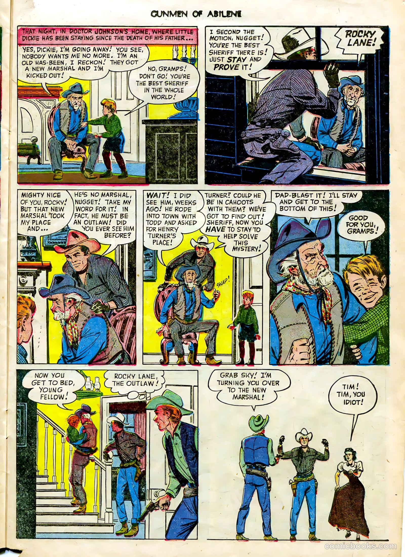 Fawcett Movie Comic 7 - Gunmen of Abilene #1 — page 23 of 36