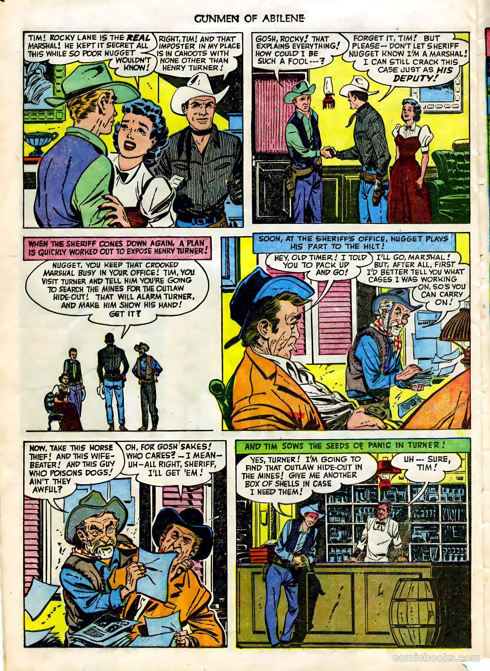 Fawcett Movie Comic 7 - Gunmen of Abilene #1 — page 24 of 36
