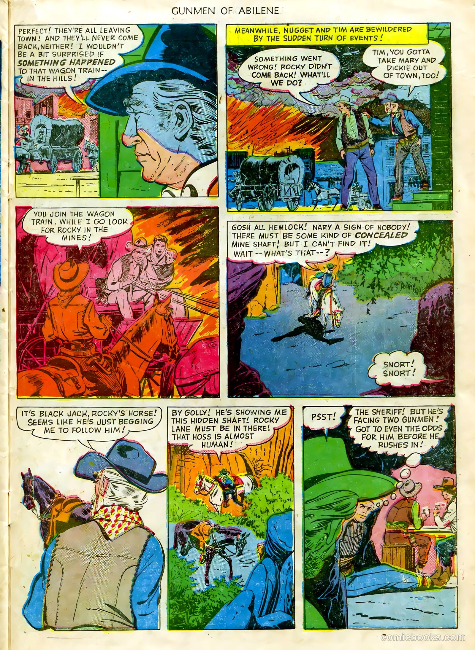 Fawcett Movie Comic 7 - Gunmen of Abilene #1 — page 27 of 36