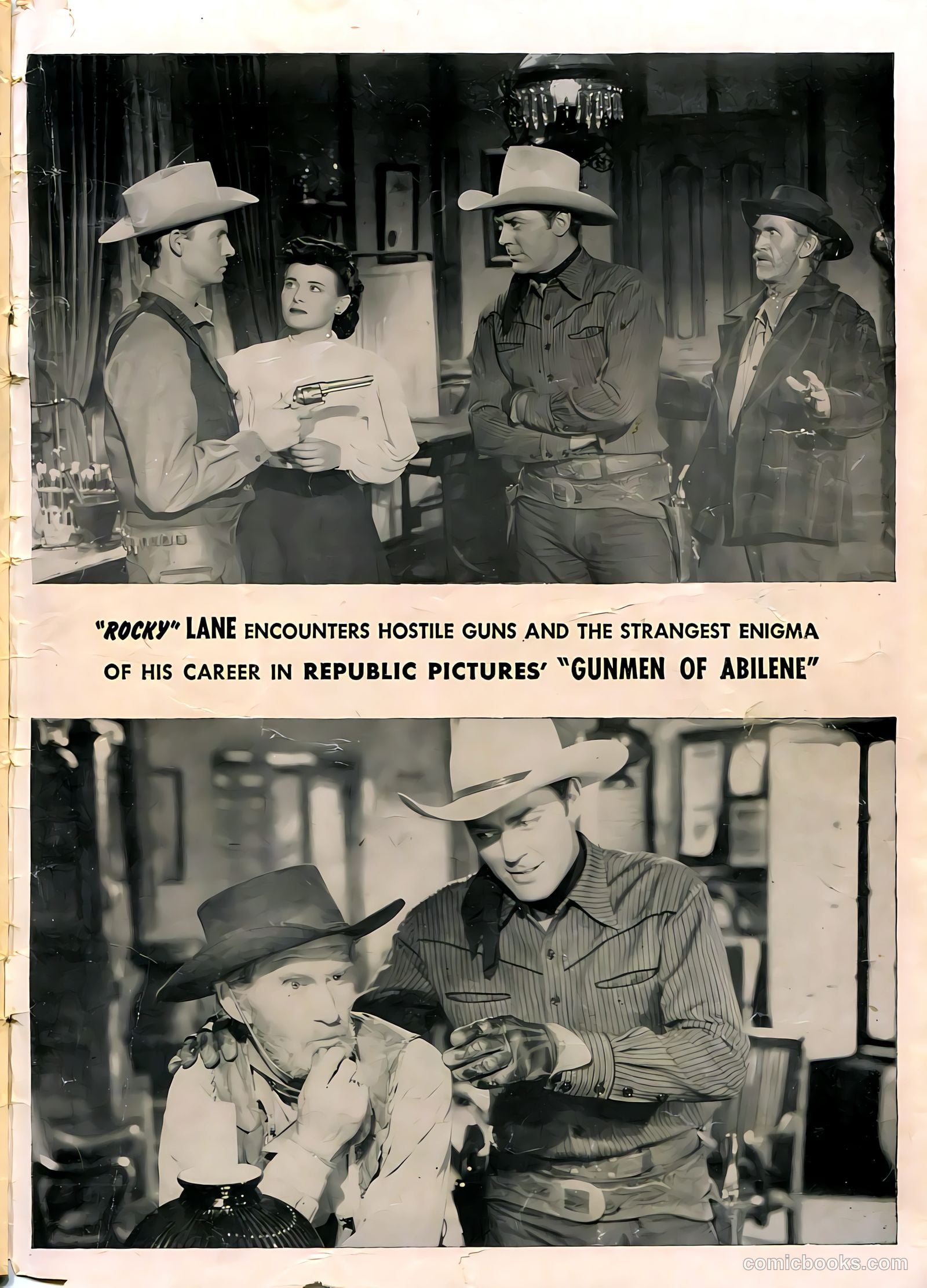 Fawcett Movie Comic 7 - Gunmen of Abilene #1 — page 35 of 36
