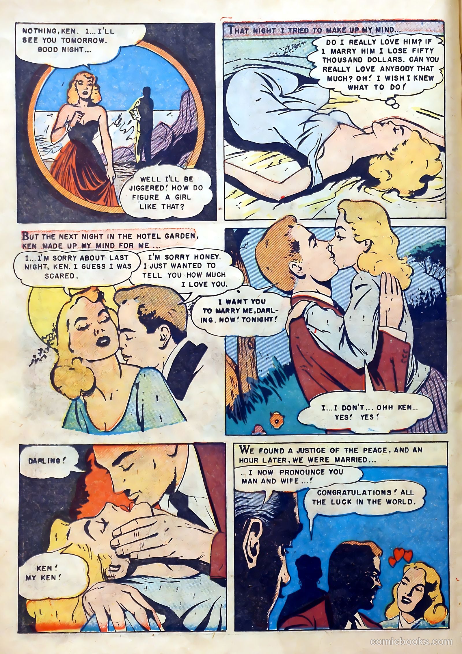 Youthful Romances #9 (1953) — page 14 of 37