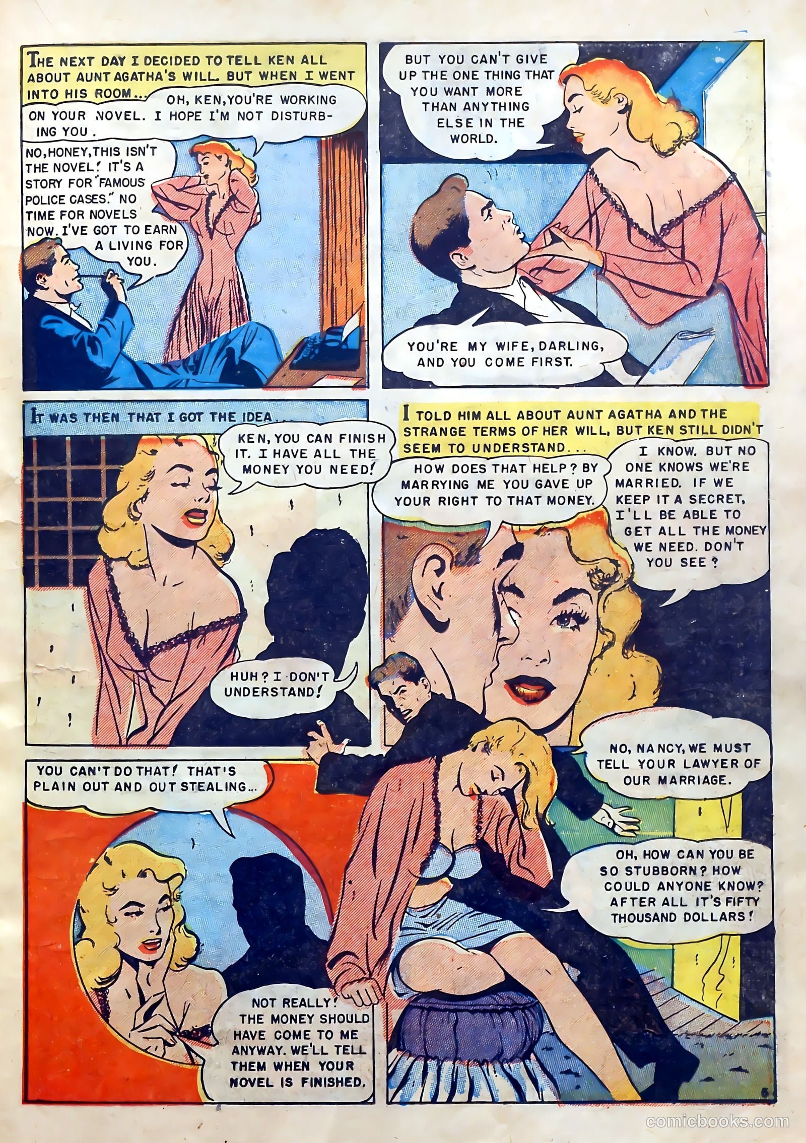 Youthful Romances #9 (1953) — page 15 of 37