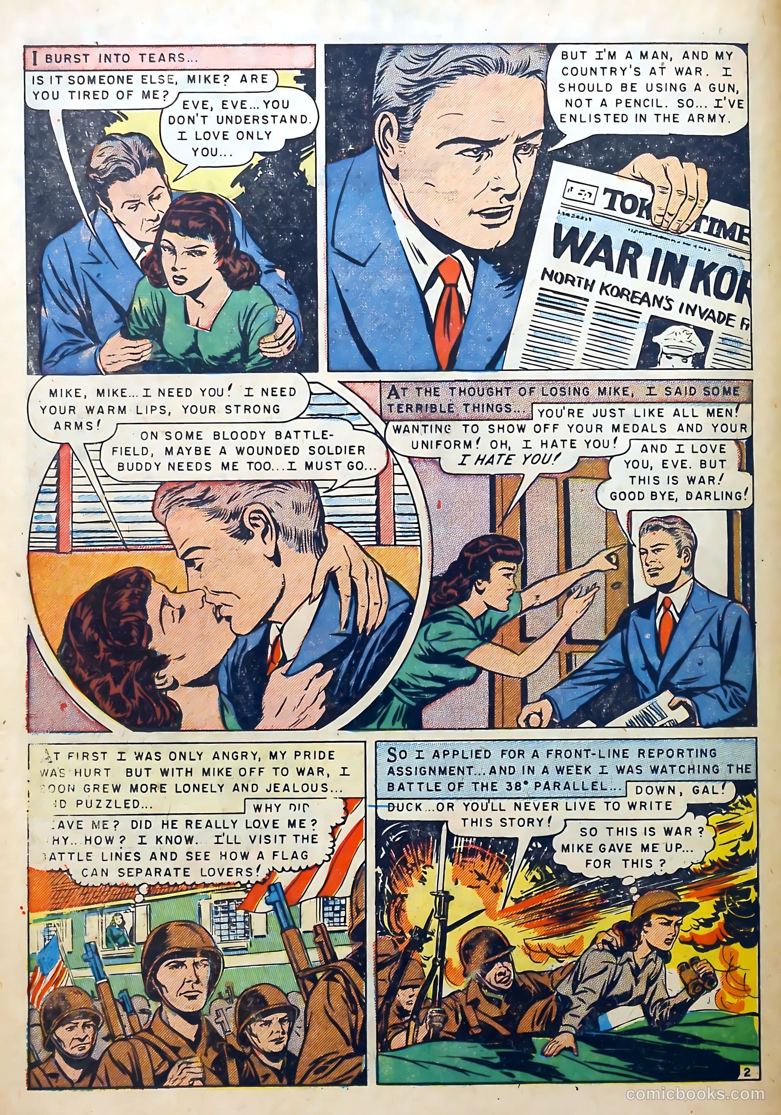 Youthful Romances #10 (1953) — page 12 of 36