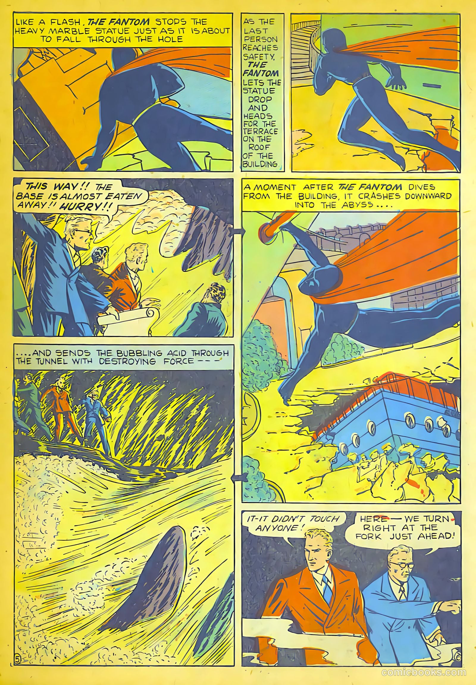 Amazing Mystery Funnies #14 (1938) — page 6 of 9