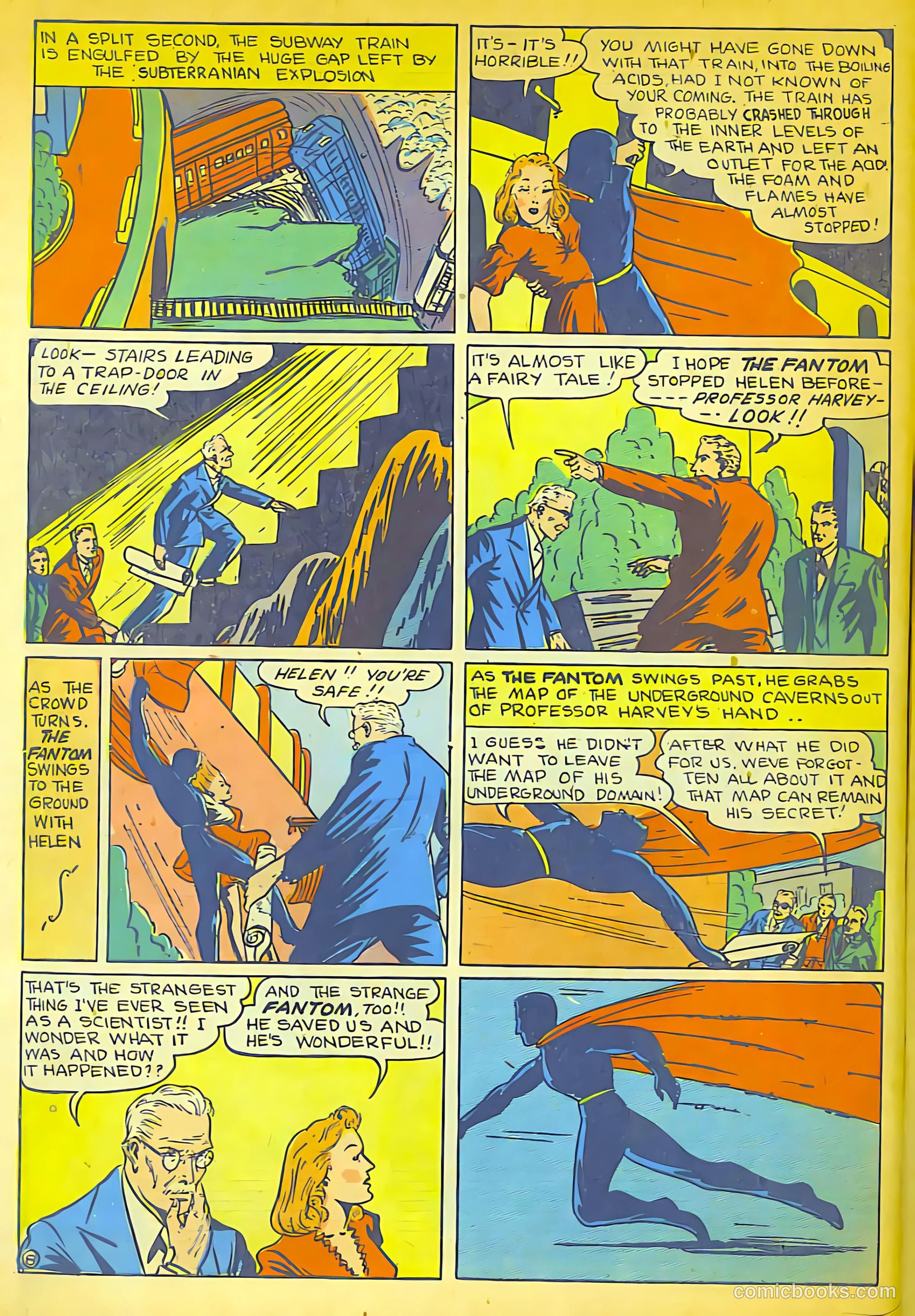 Amazing Mystery Funnies #14 (1938) — page 9 of 9