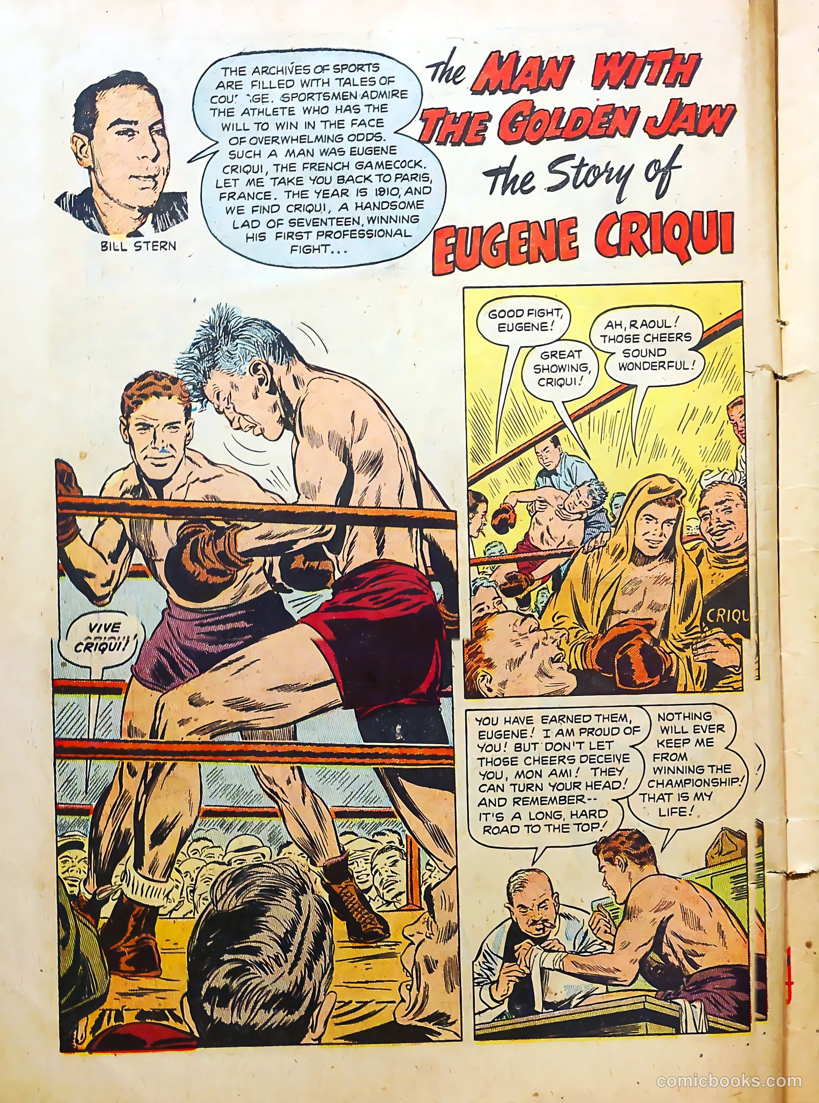 Bill Stern's Sports Book #2 (1951) — page 10 of 36