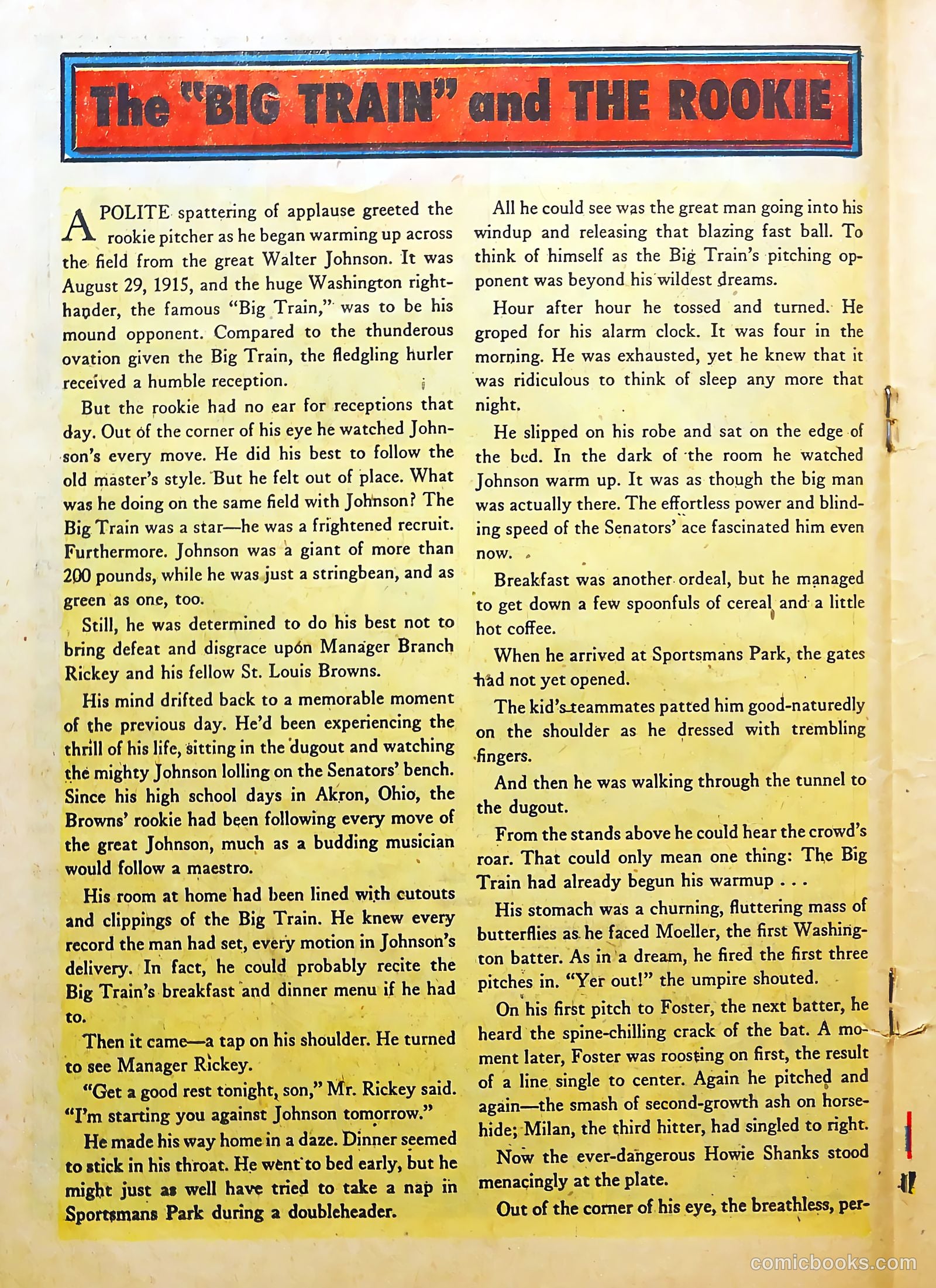 Bill Stern's Sports Book #2 (1951) — page 18 of 36