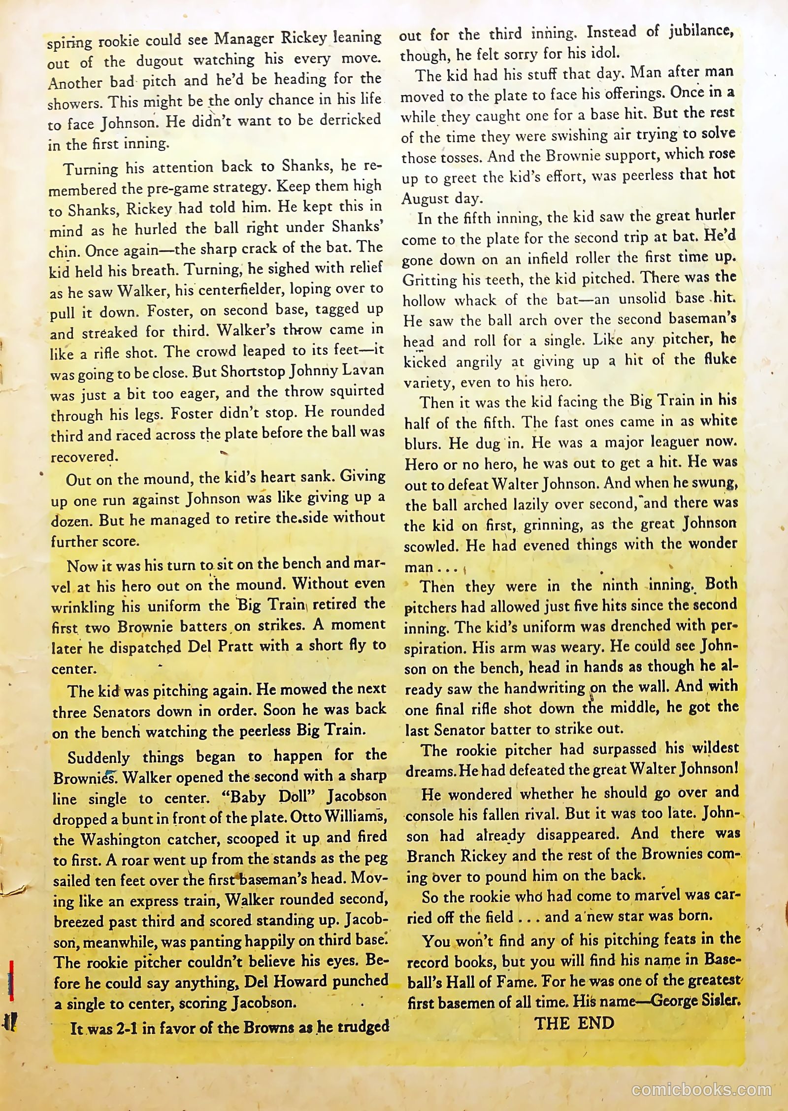 Bill Stern's Sports Book #2 (1951) — page 19 of 36