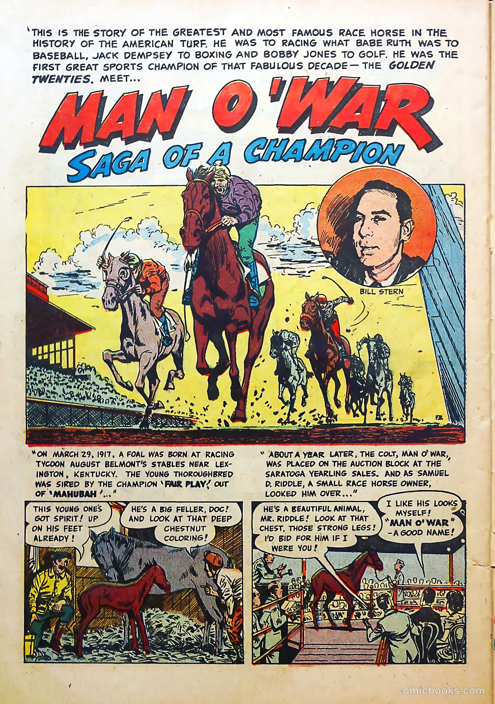 Bill Stern's Sports Book #2 (1951) — page 22 of 36