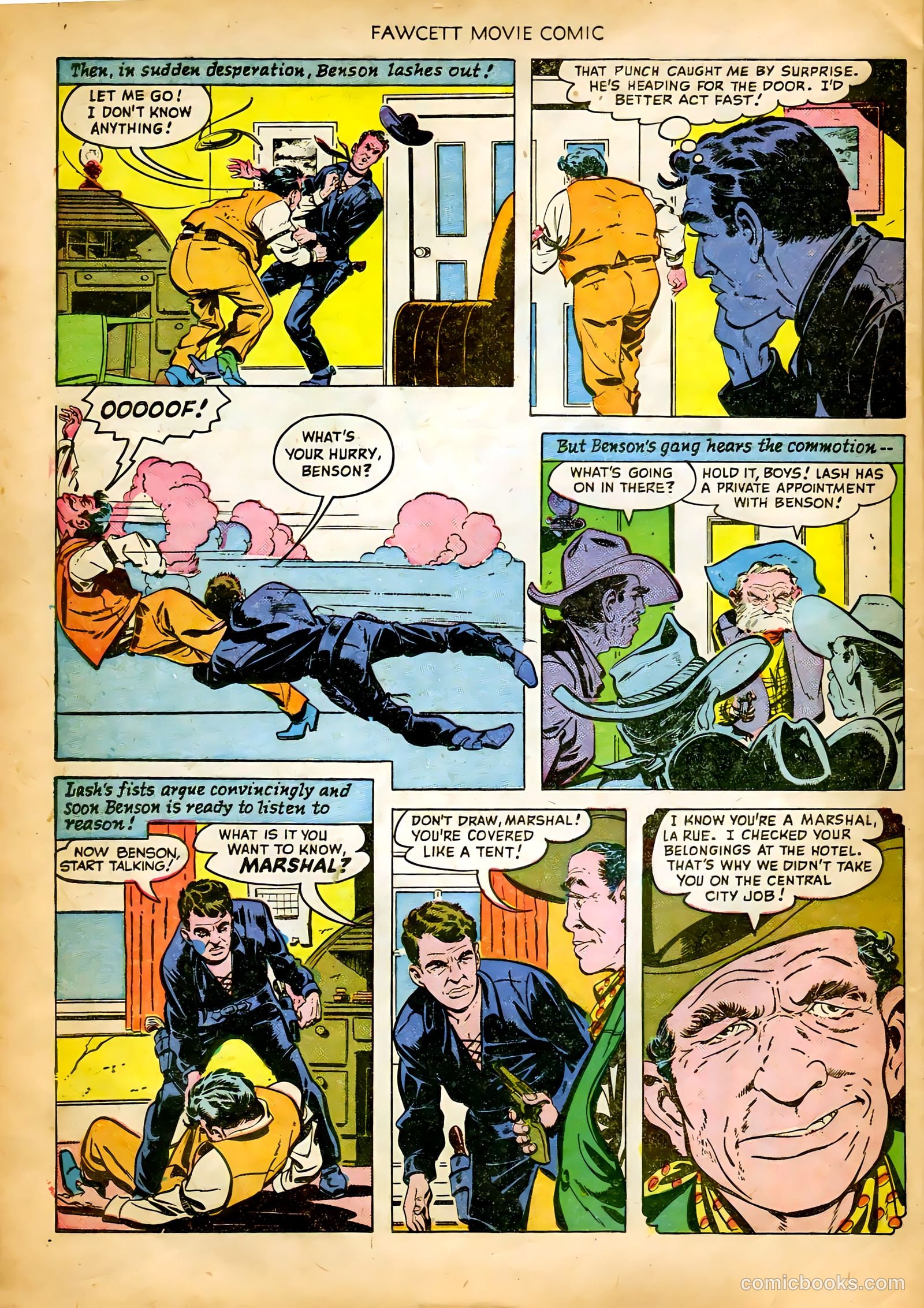 Fawcett Movie Comic 8 - King of the Bull Whip #1 — page 26 of 36