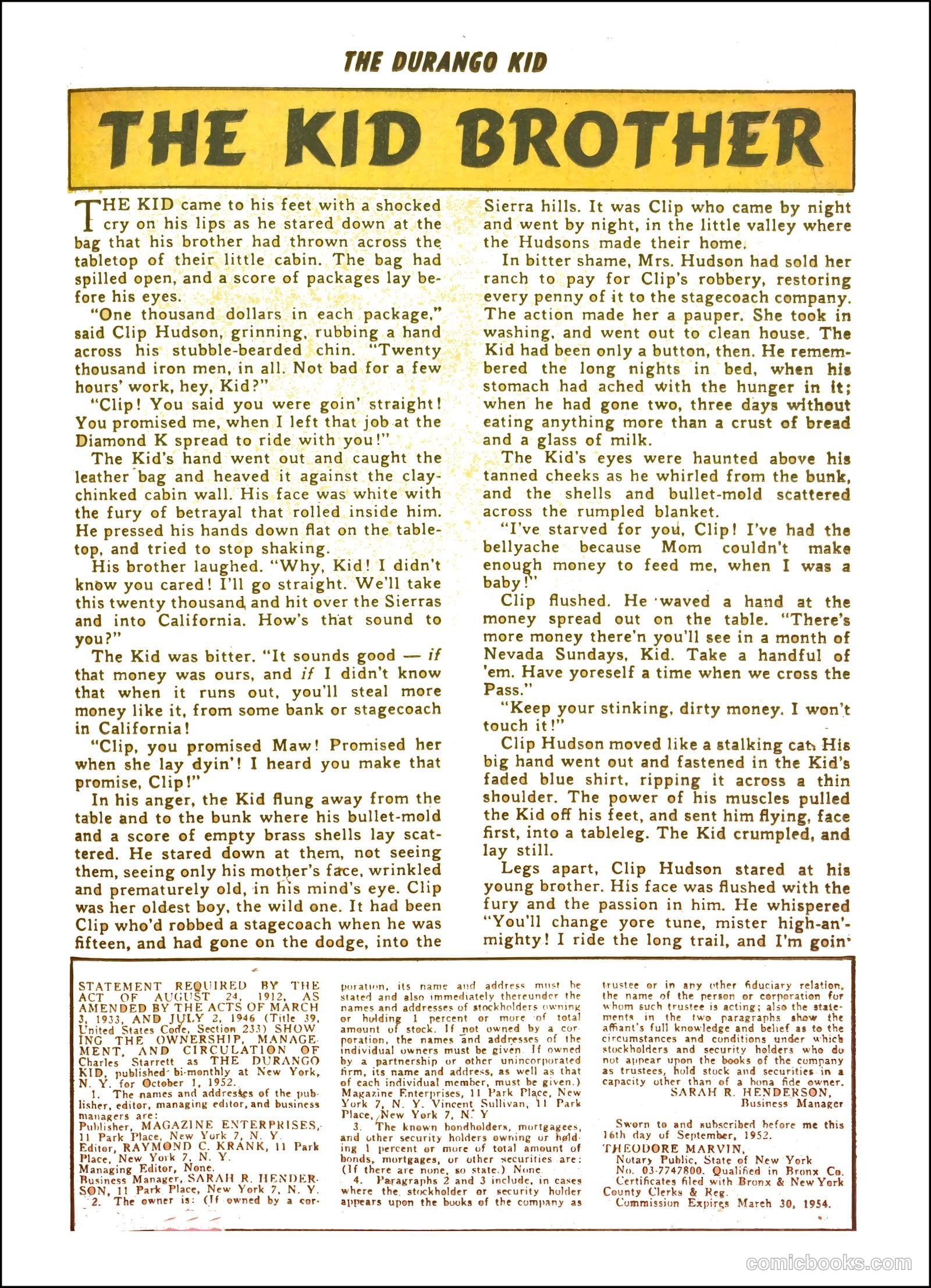 Durango Kid #21 (1955) — page 25 of 36