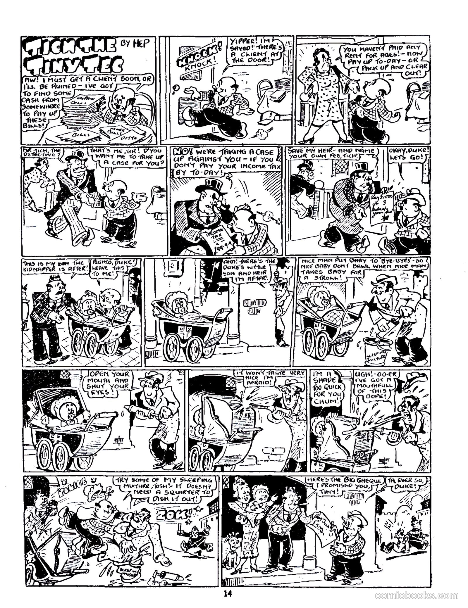 Cute Fun Album 1953 strips only #1 (1953) — page 6 of 38