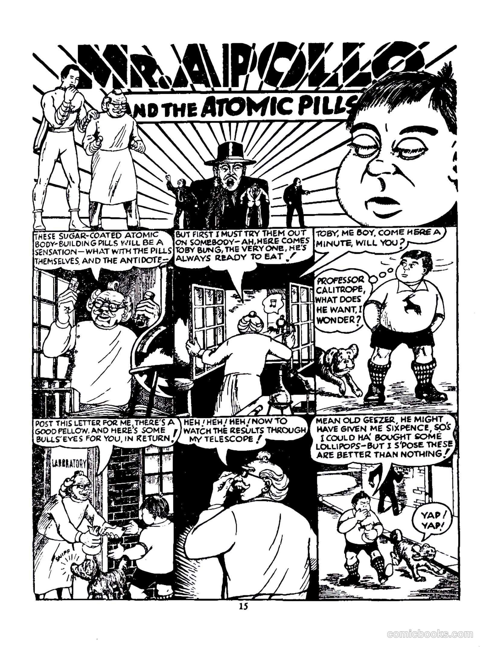 Cute Fun Album 1953 strips only #1 (1953) — page 7 of 38