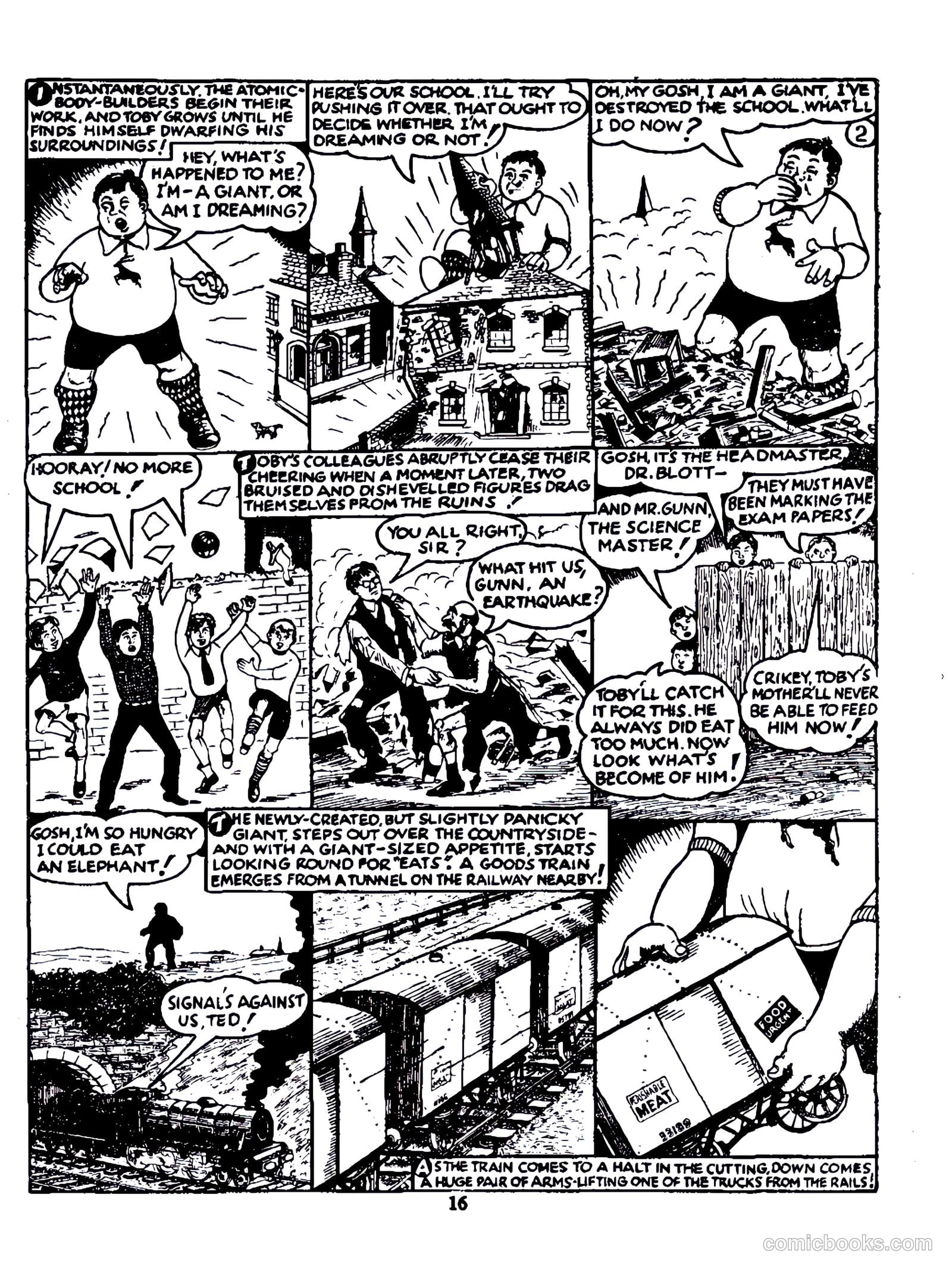 Cute Fun Album 1953 strips only #1 (1953) — page 8 of 38