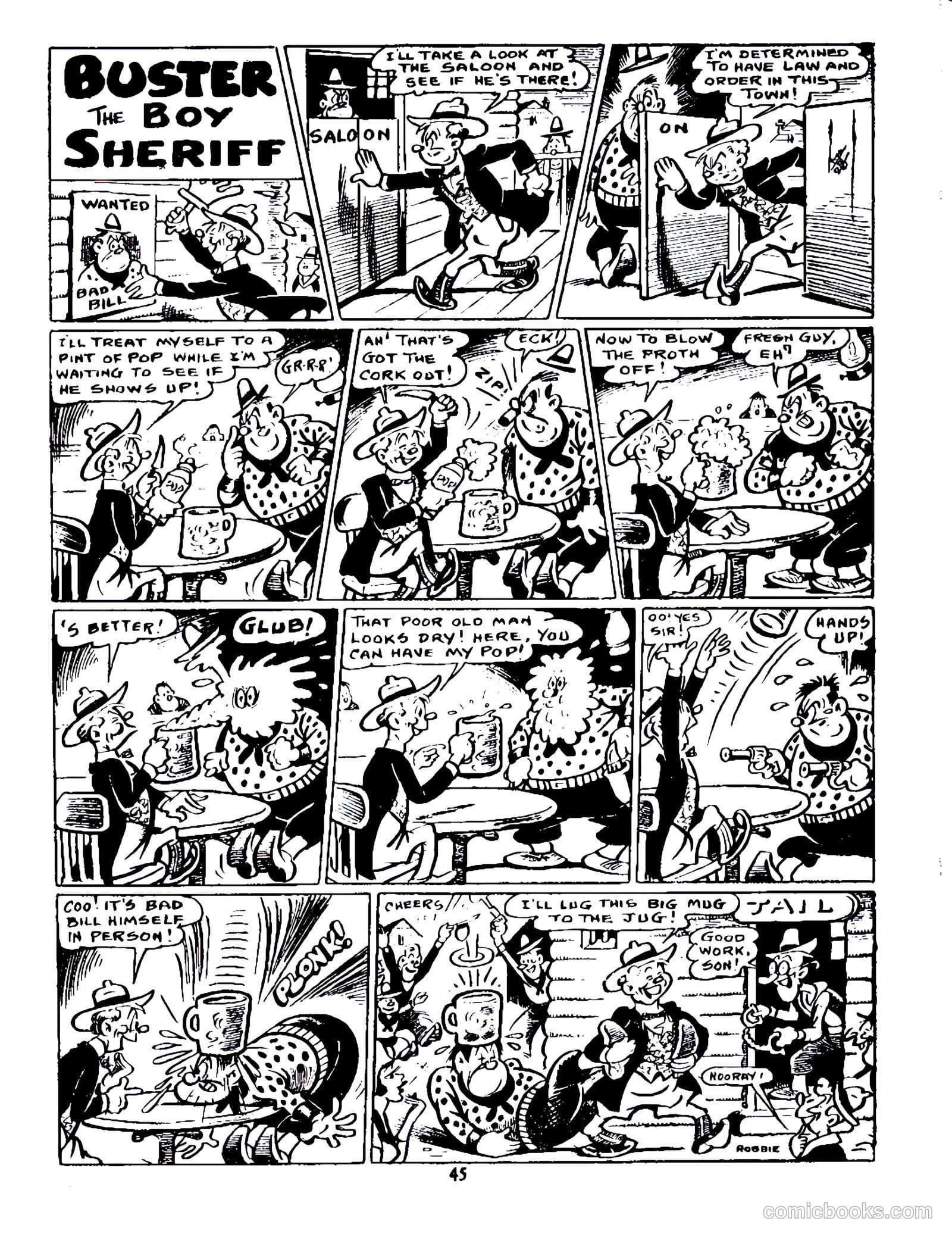 Cute Fun Album 1953 strips only #1 (1953) — page 13 of 38