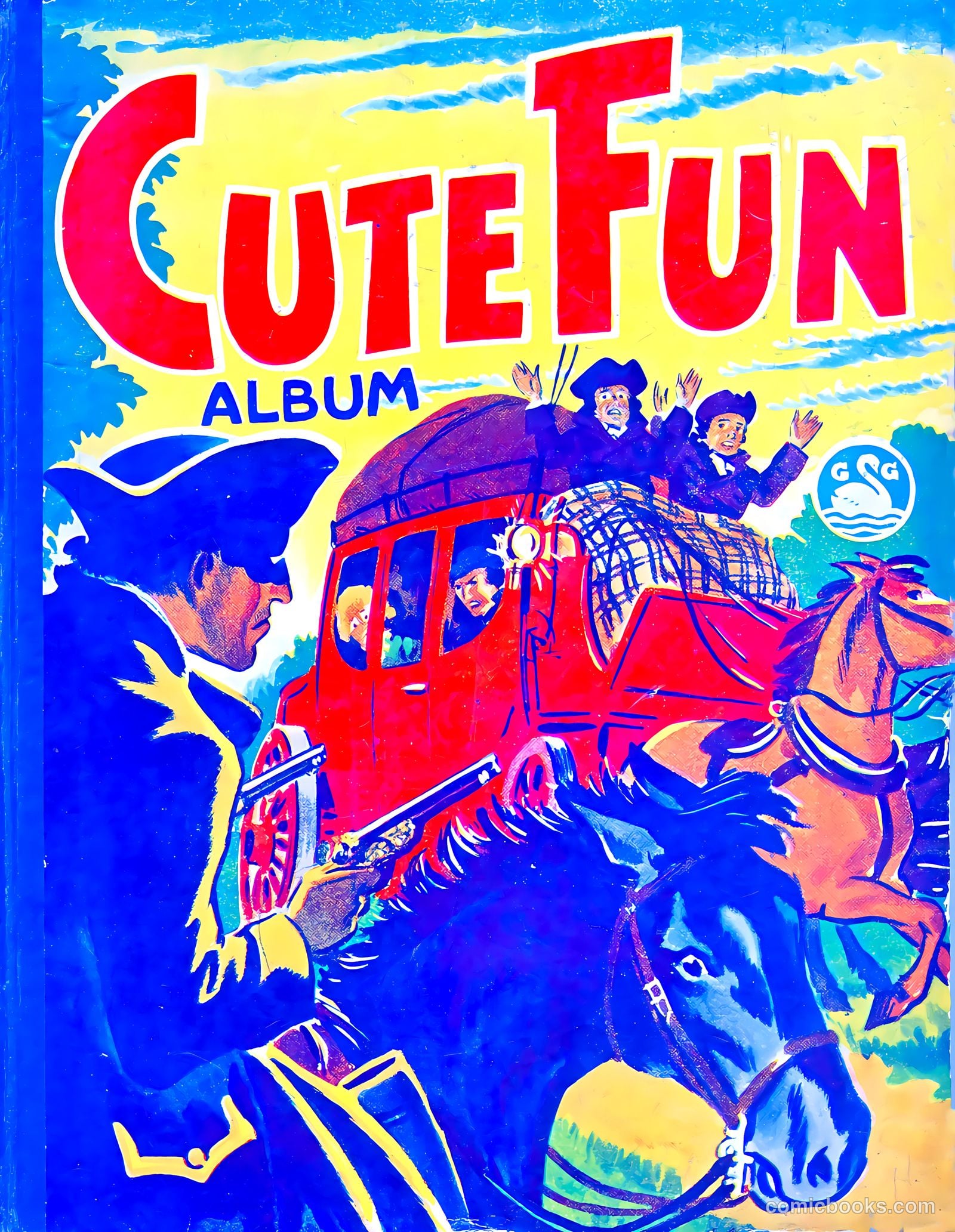 Cute Fun album 1955 strips only #1