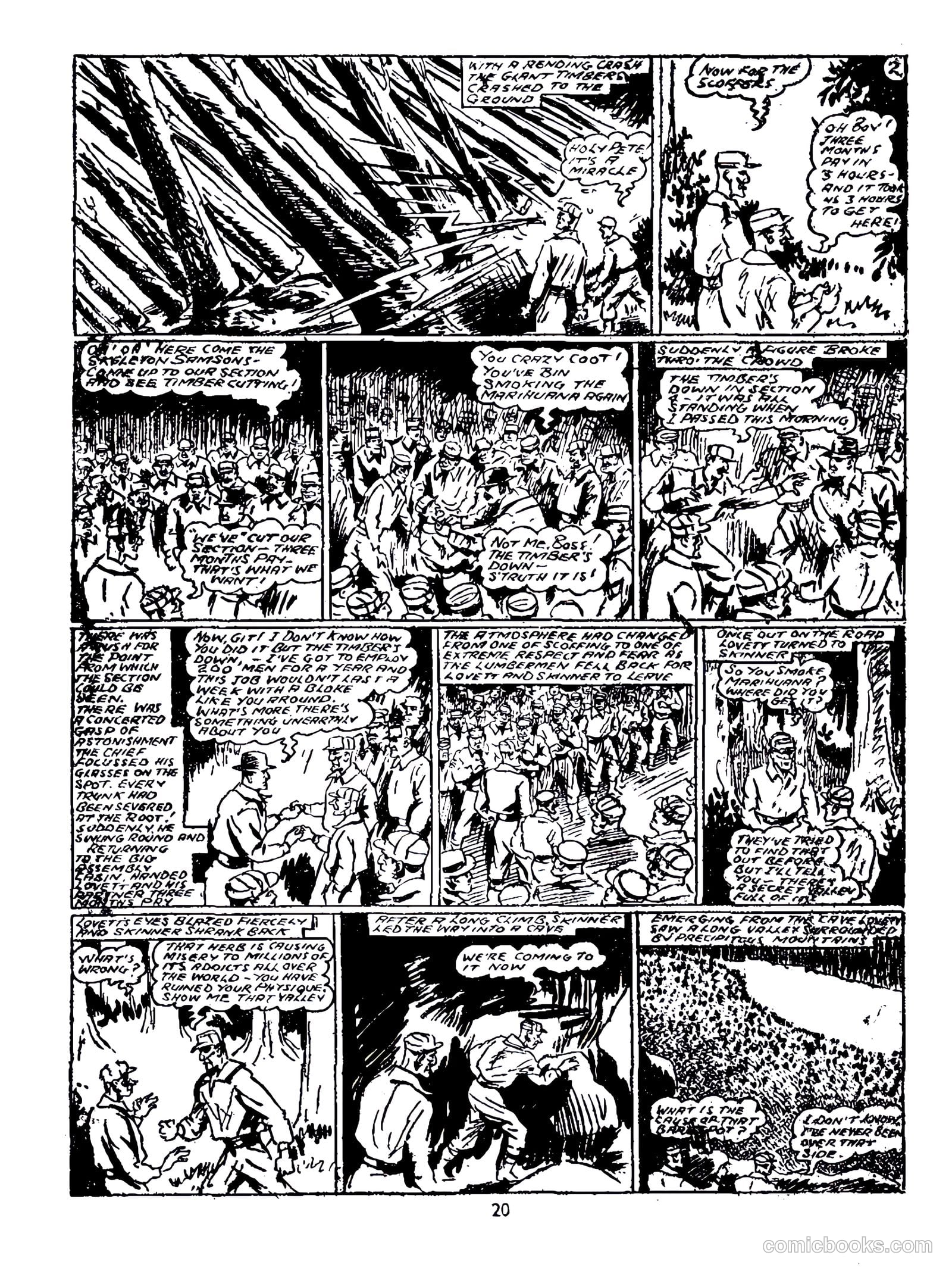 Cute Fun album 1955 strips only #1 (1955) — page 7 of 46