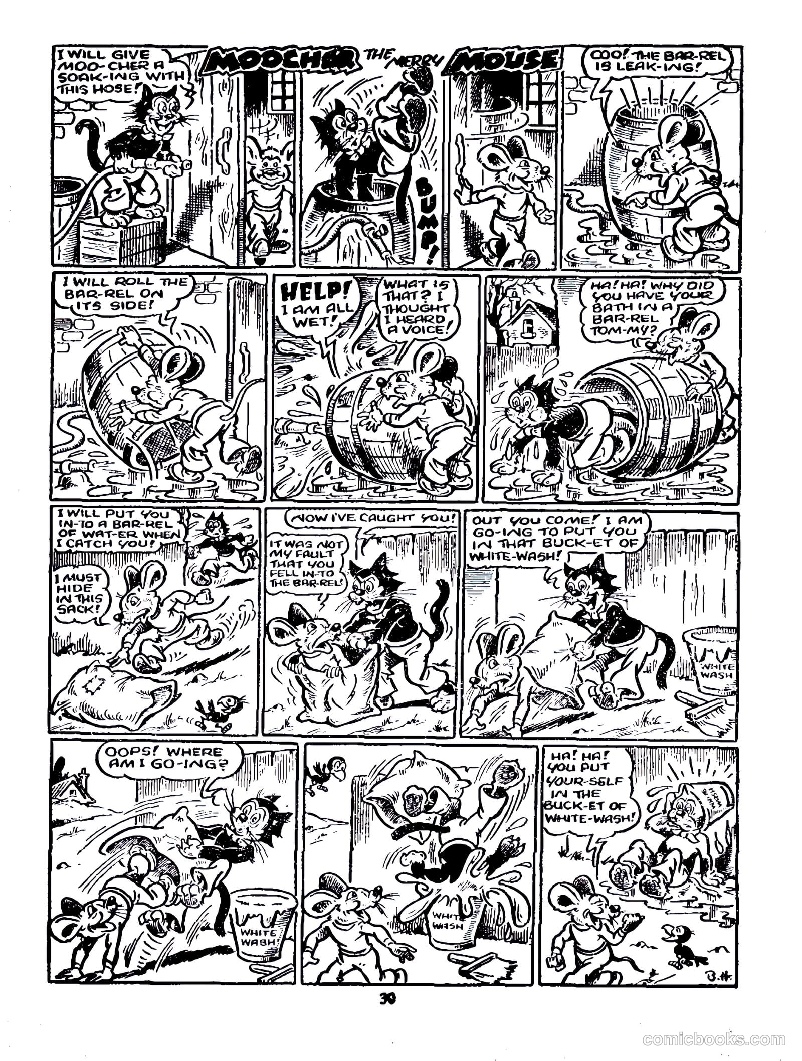 Cute Fun album 1955 strips only #1 (1955) — page 10 of 46