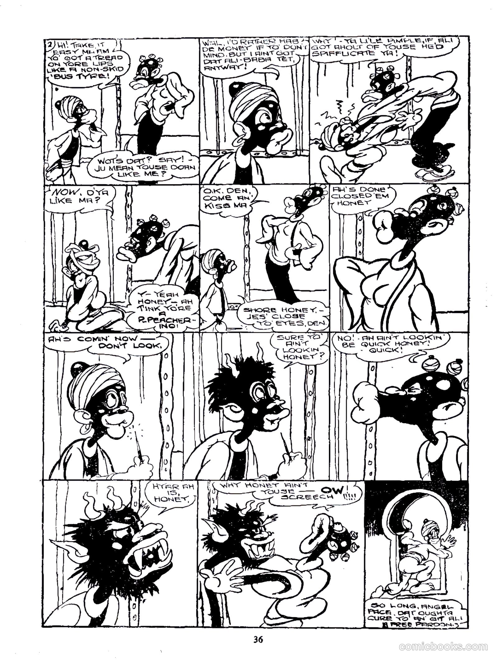 Cute Fun album 1955 strips only #1 (1955) — page 16 of 46