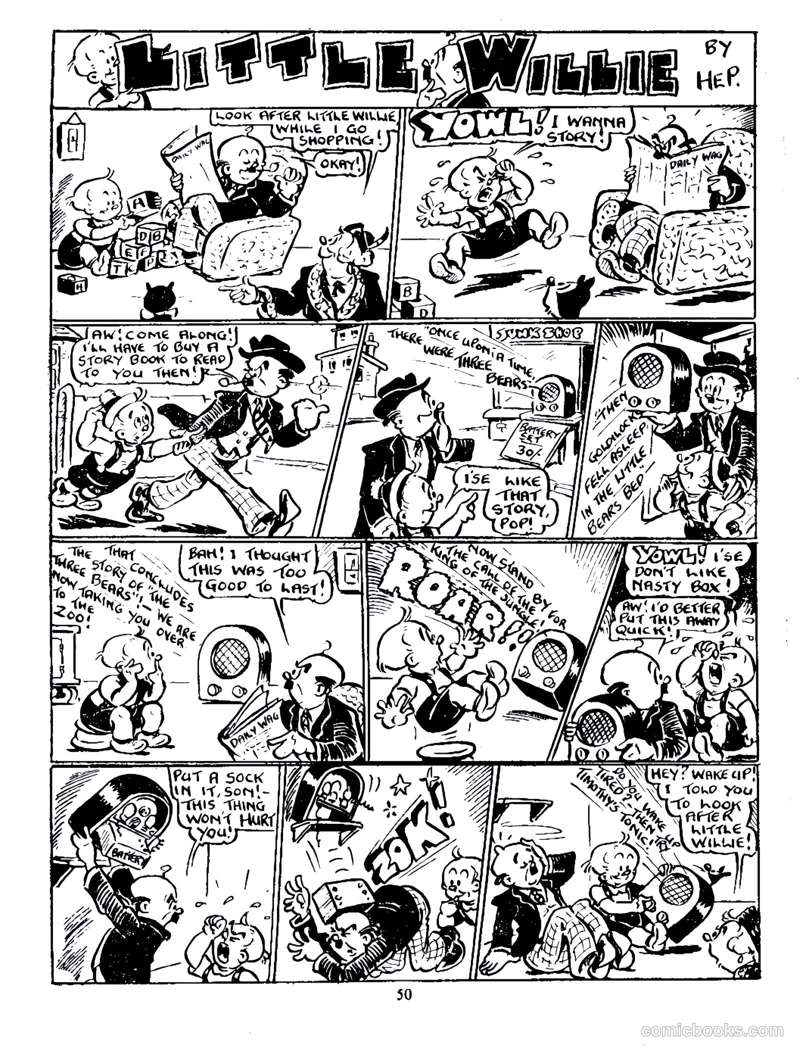 Cute Fun album 1955 strips only #1 (1955) — page 21 of 46