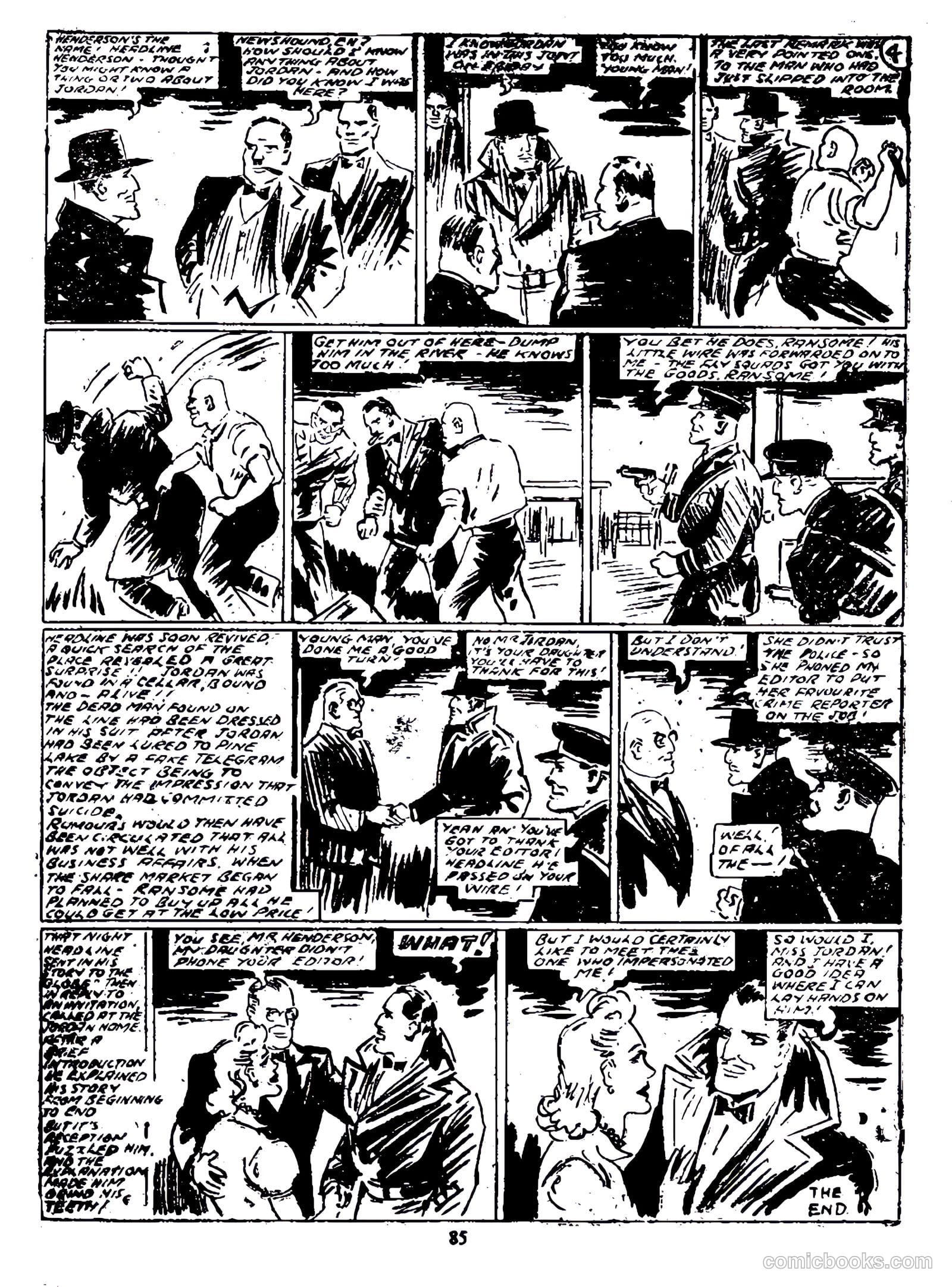 Cute Fun album 1955 strips only #1 (1955) — page 34 of 46