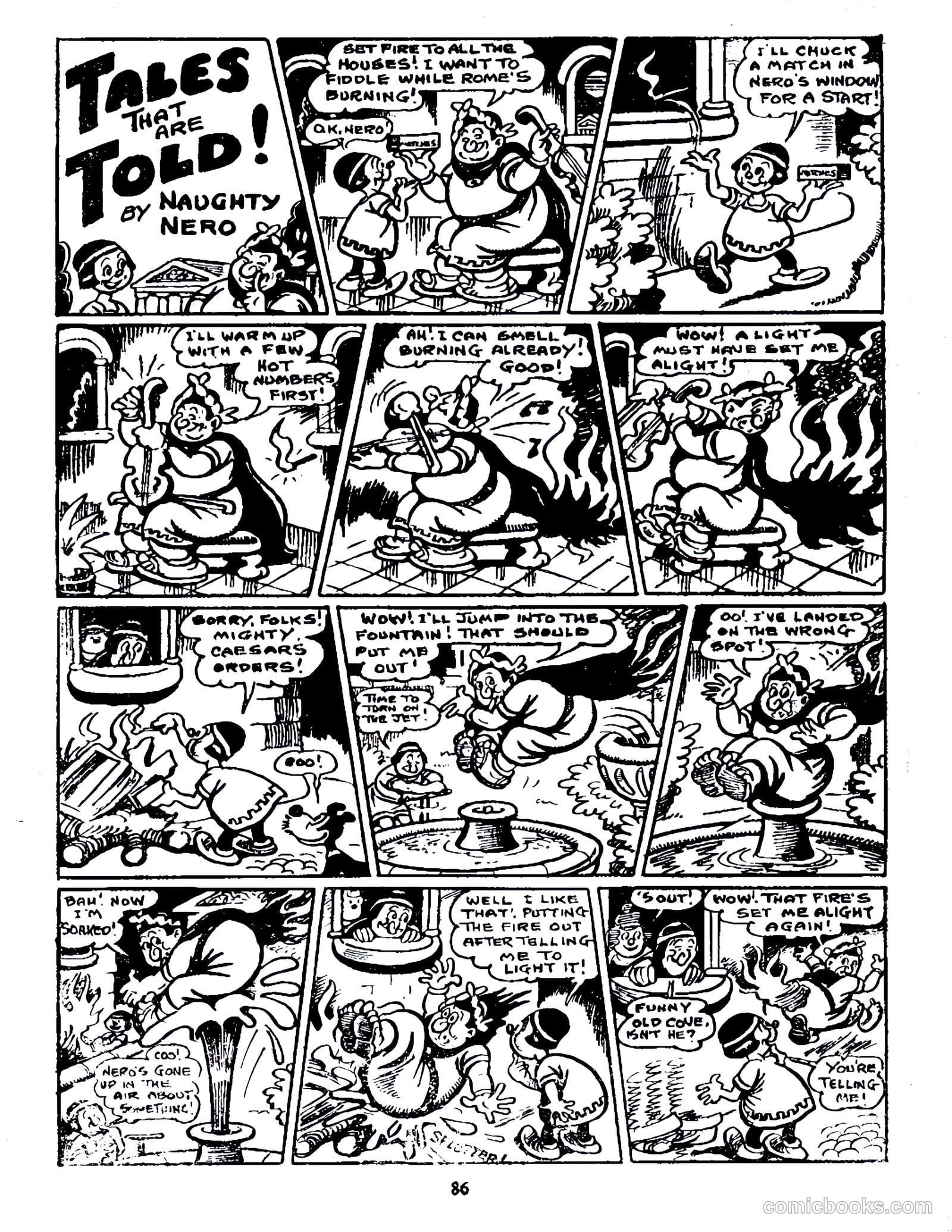 Cute Fun album 1955 strips only #1 (1955) — page 35 of 46