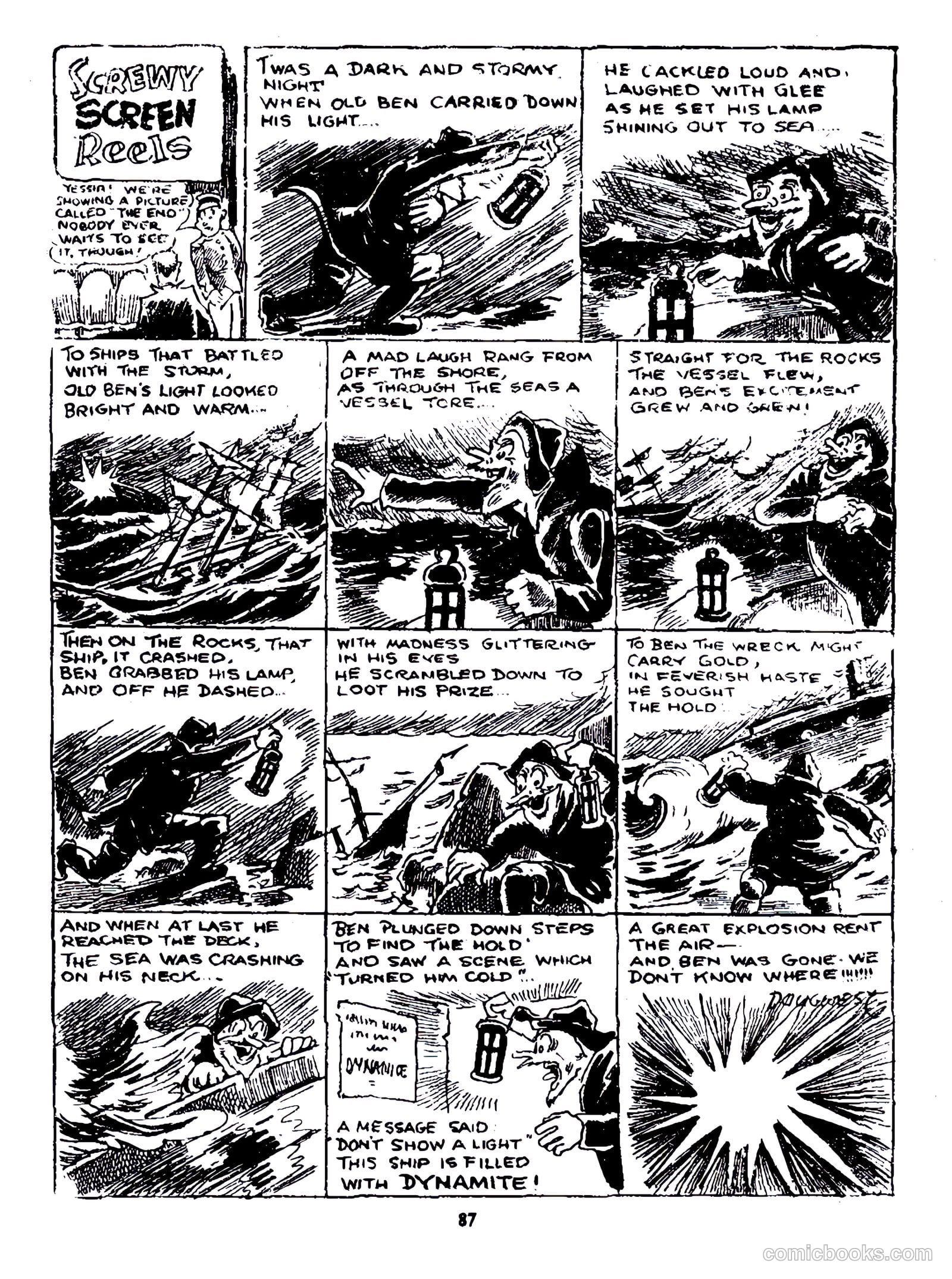 Cute Fun album 1955 strips only #1 (1955) — page 36 of 46