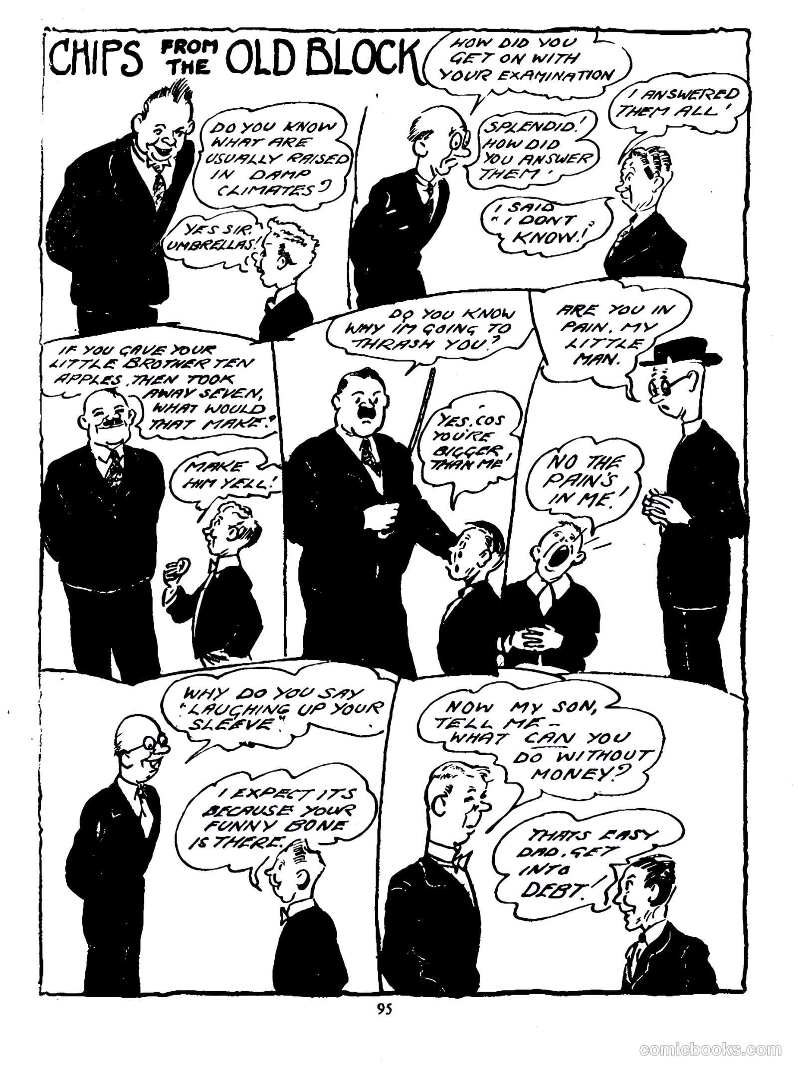 Cute Fun album 1955 strips only #1 (1955) — page 40 of 46