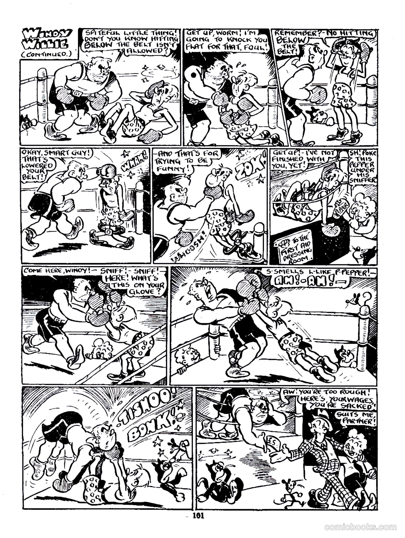 Cute Fun album 1955 strips only #1 (1955) — page 42 of 46