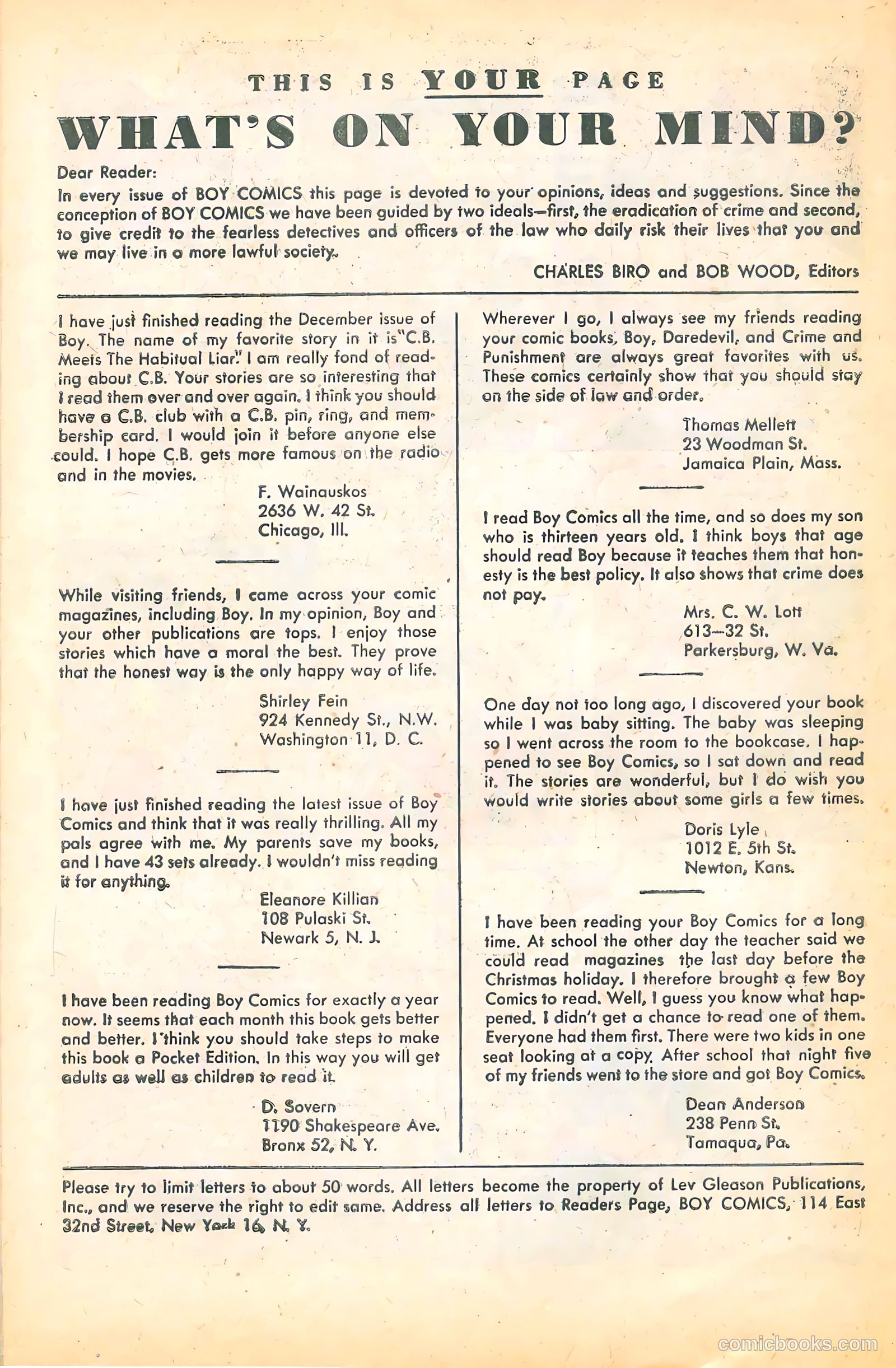 Boy Comics #53 (1950) — page 48 of 52