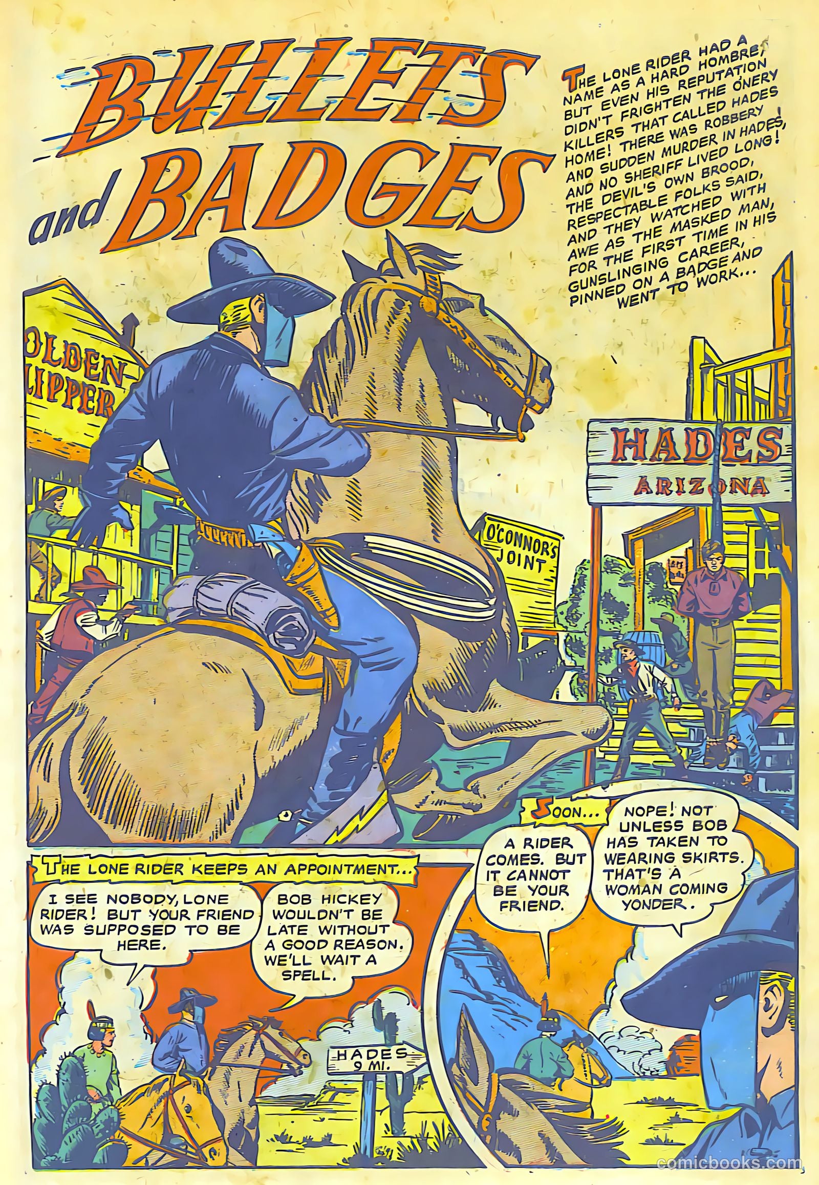 The Lone Rider #8 (1950) — page 2 of 30
