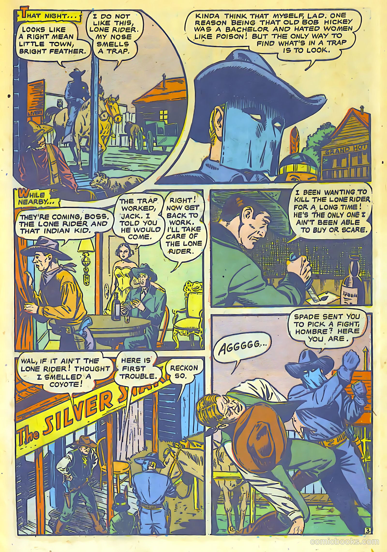 The Lone Rider #8 (1950) — page 4 of 30