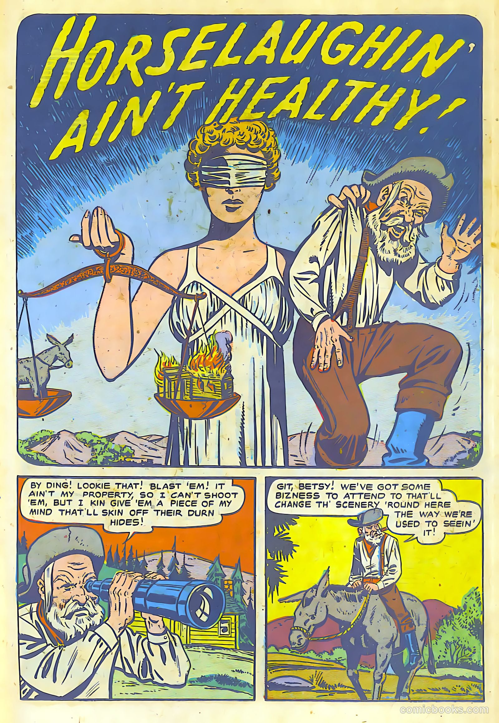 The Lone Rider #8 (1950) — page 16 of 30