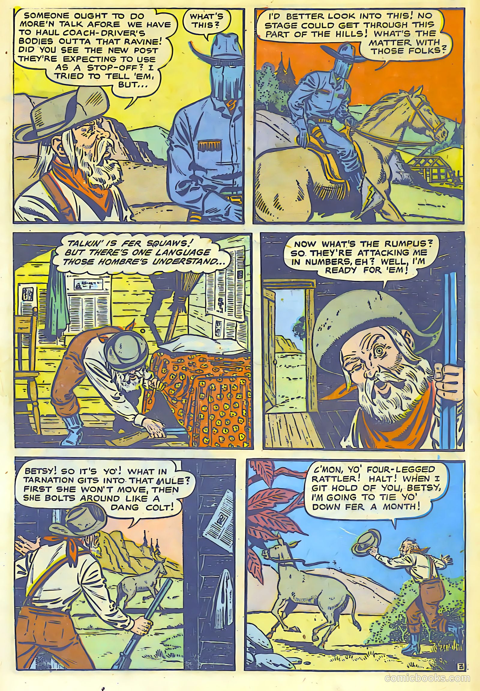 The Lone Rider #8 (1950) — page 18 of 30