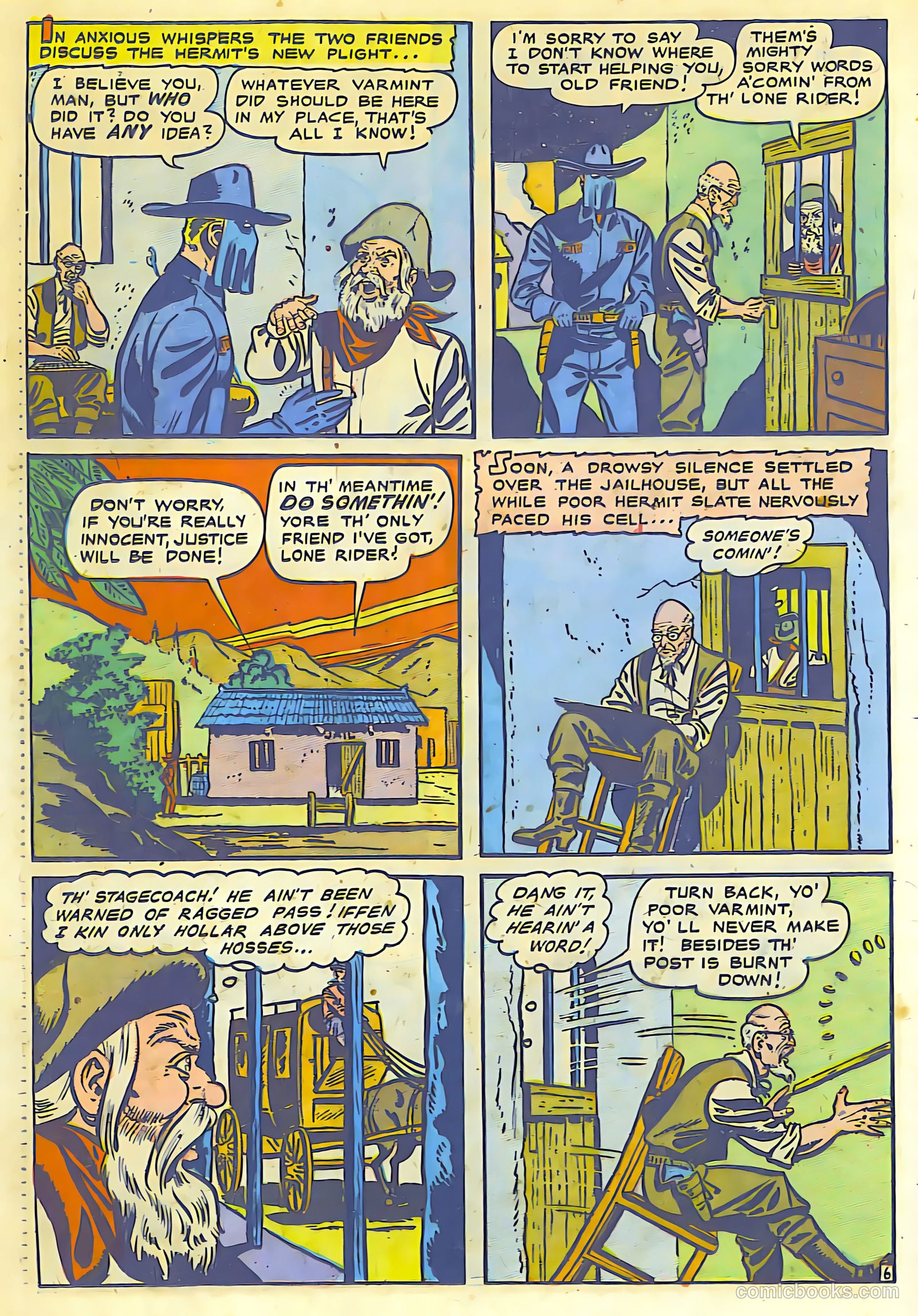 The Lone Rider #8 (1950) — page 21 of 30