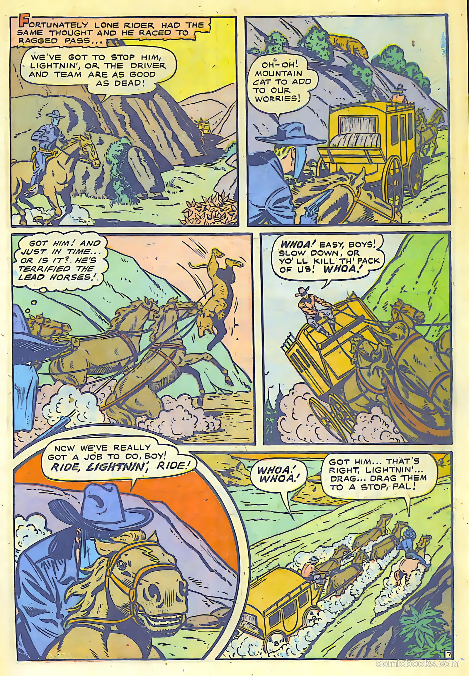 The Lone Rider #8 (1950) — page 22 of 30