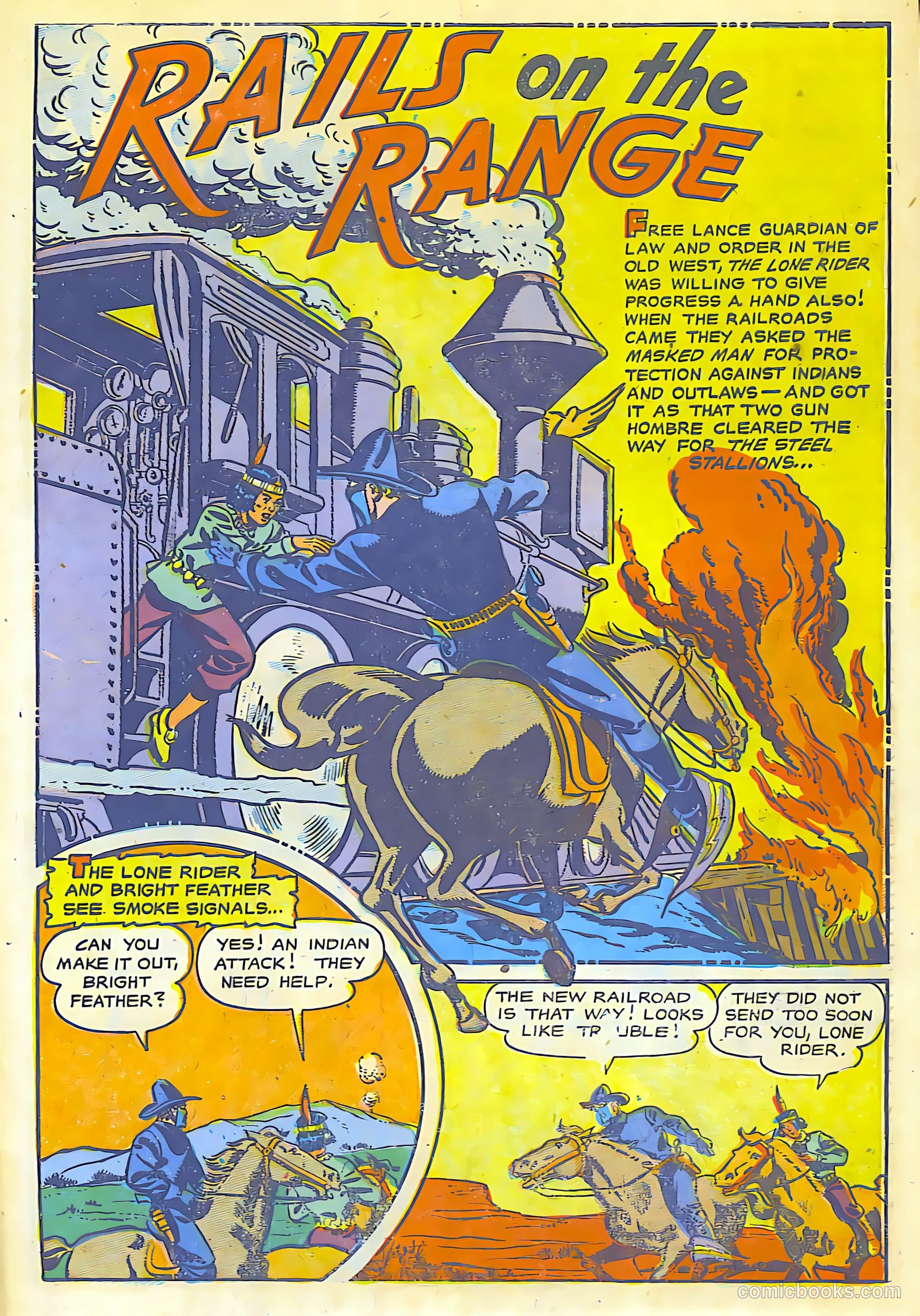 The Lone Rider #8 (1950) — page 24 of 30