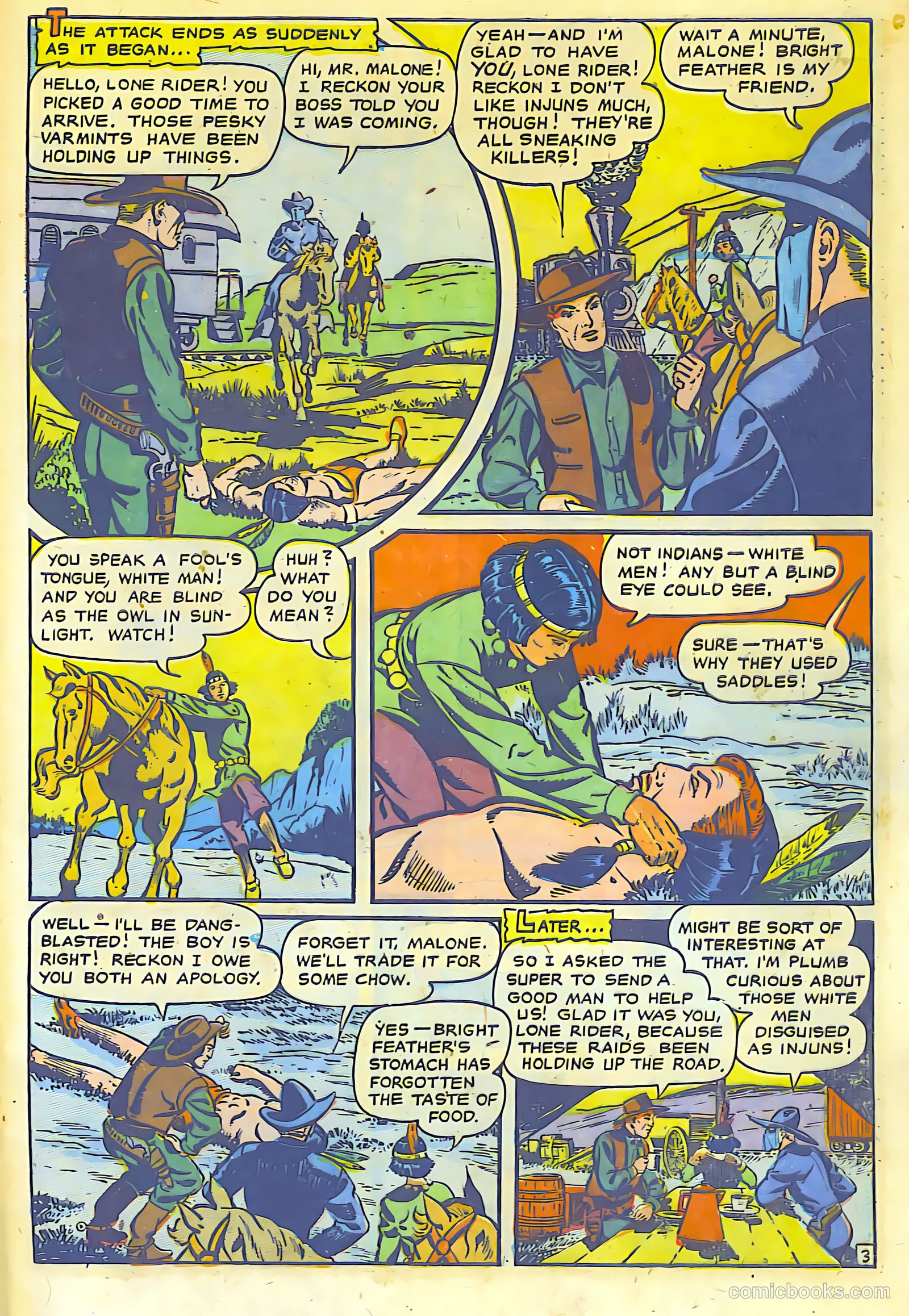The Lone Rider #8 (1950) — page 26 of 30