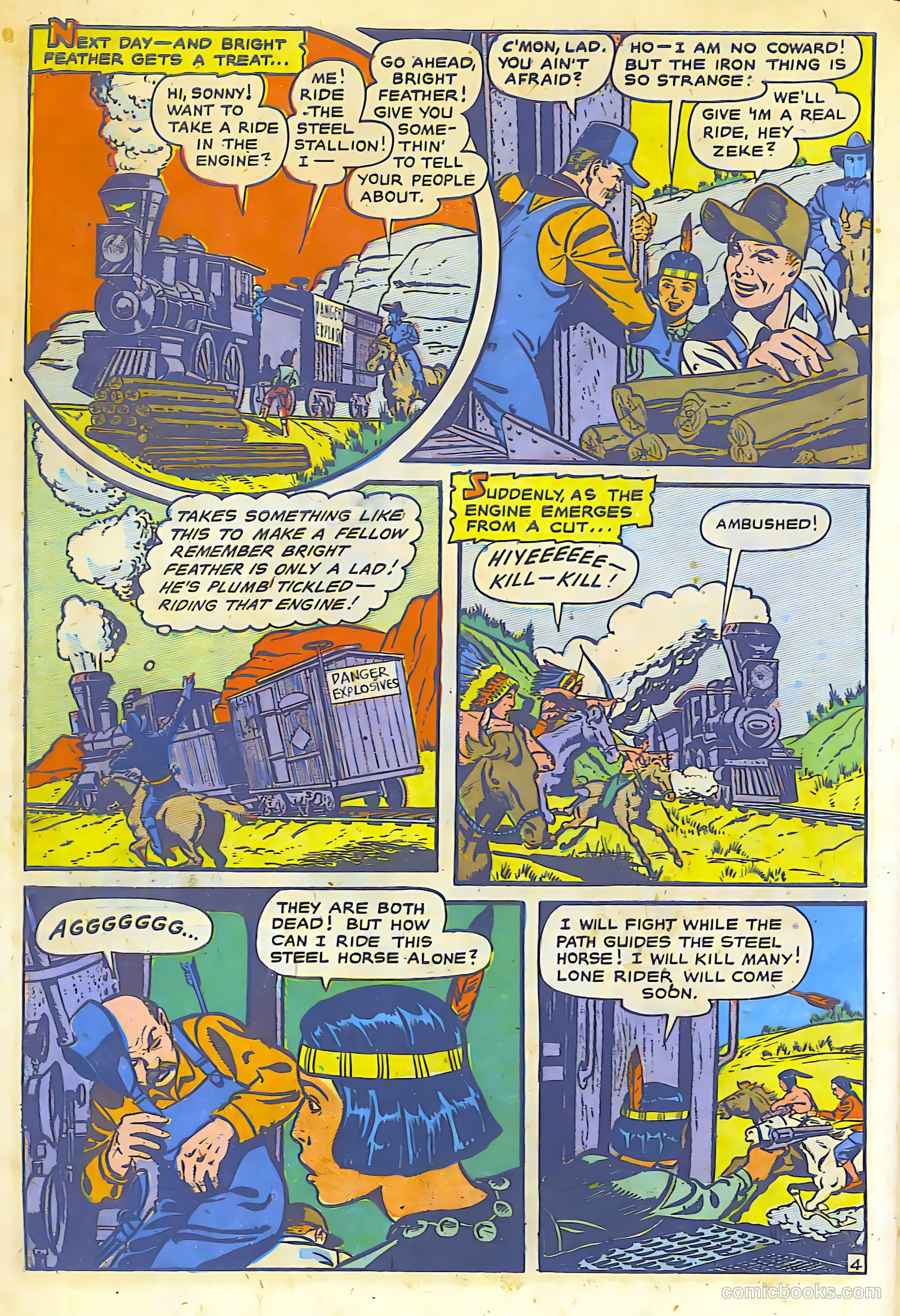 The Lone Rider #8 (1950) — page 27 of 30